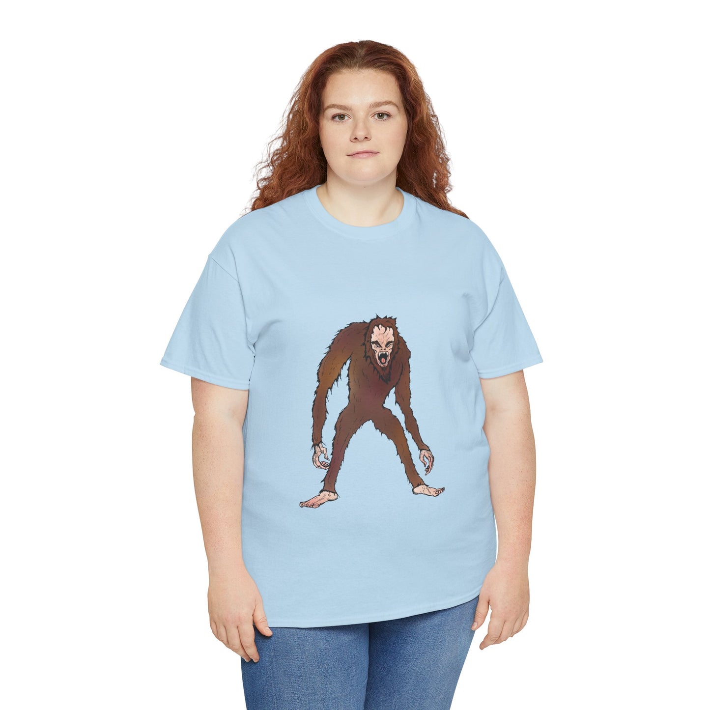 Bigfoot Sketch T‑Shirt — Retro Sasquatch Graphic Tee