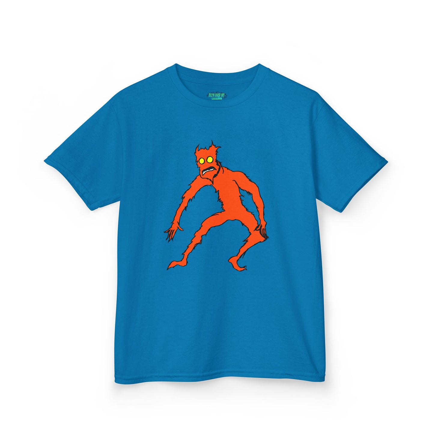 Kids Fire Monster Tee - Fun and Spooky Cotton T-Shirt for Kids