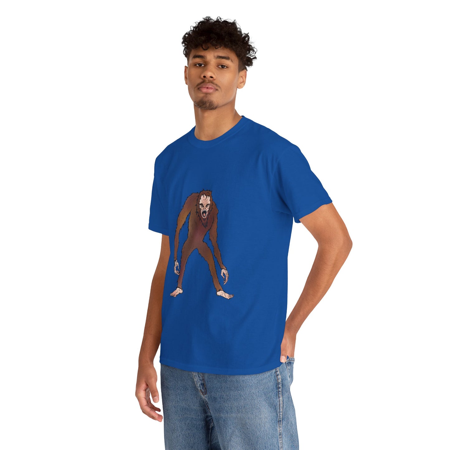 Bigfoot Sketch T‑Shirt — Retro Sasquatch Graphic Tee