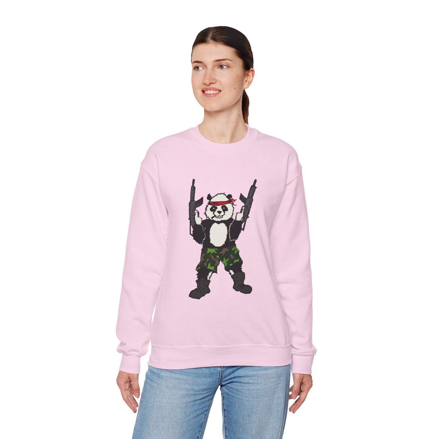 Panda Guns Crewneck Sweatshirt
