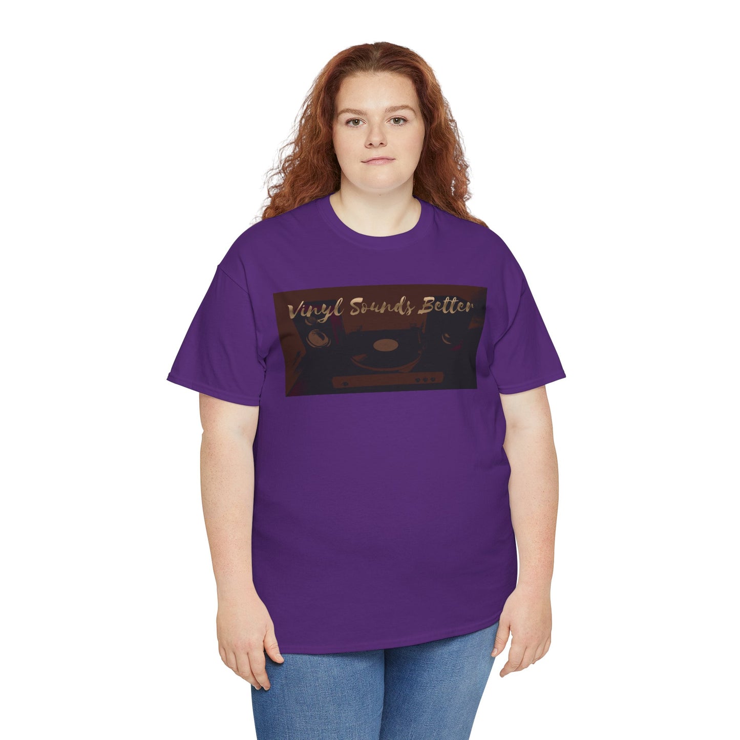 Vinyl Sounds Better T-Shirt — Retro Record Player Tee for Music Lovers