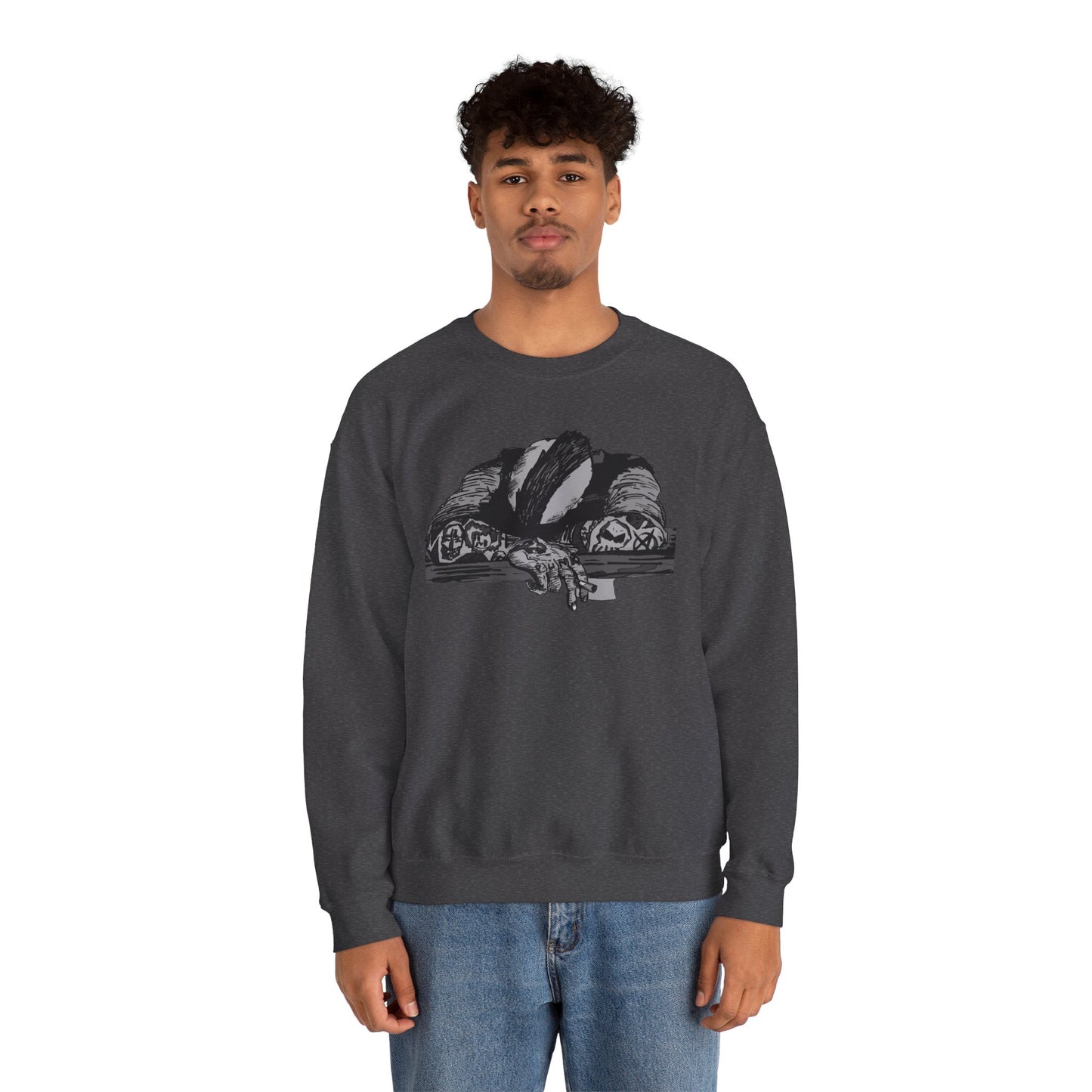 Punk and Done Graphic Crewneck Sweatshirt for Everyday Comfort