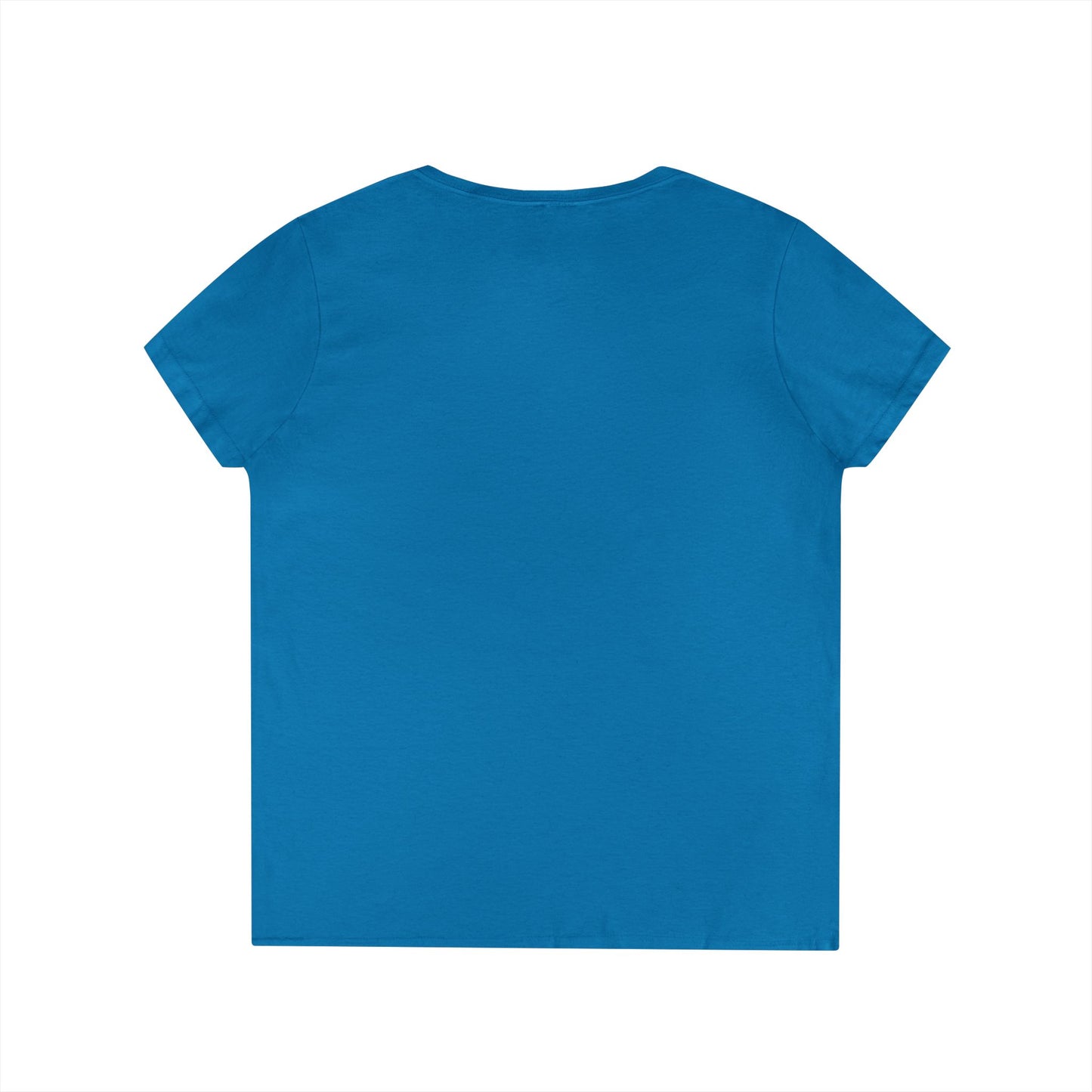 Skull Design Ladies' V-Neck T-Shirt - Trendy & Edgy Graphic Tee