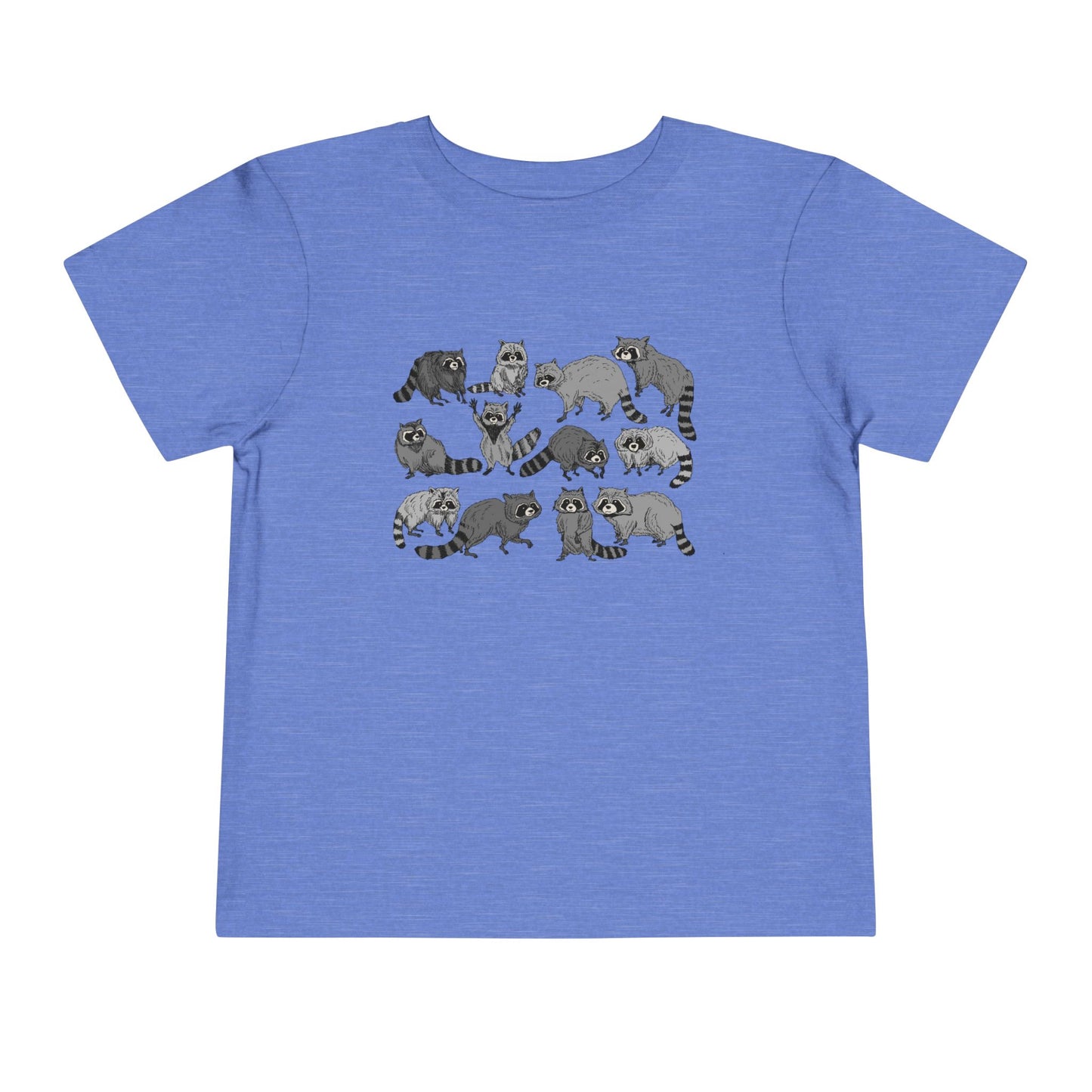 Toddler Tee — Playful Woodland Raccoon Crew Cute Kids Shirt