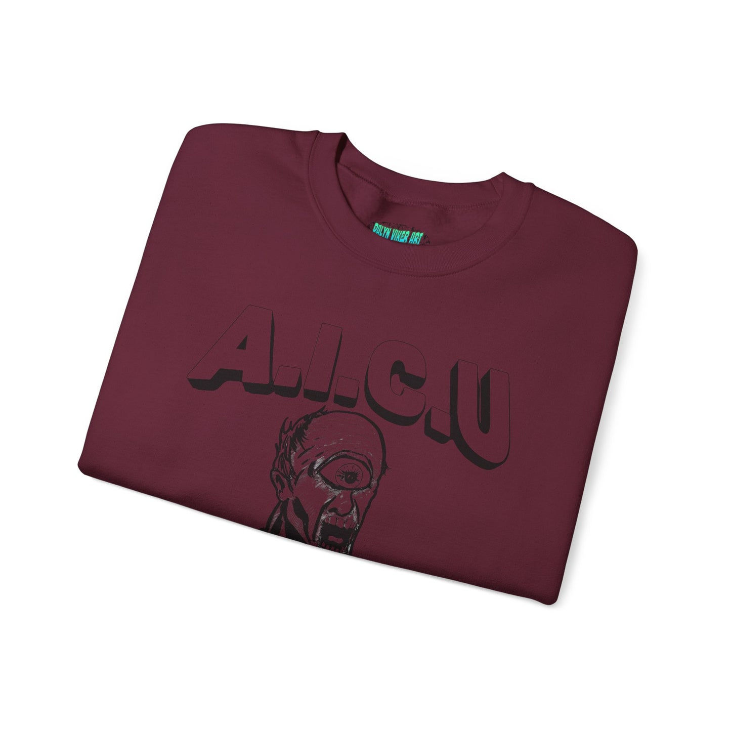 Vintage AICU Cyclops Crewneck Sweatshirt for Unique Style