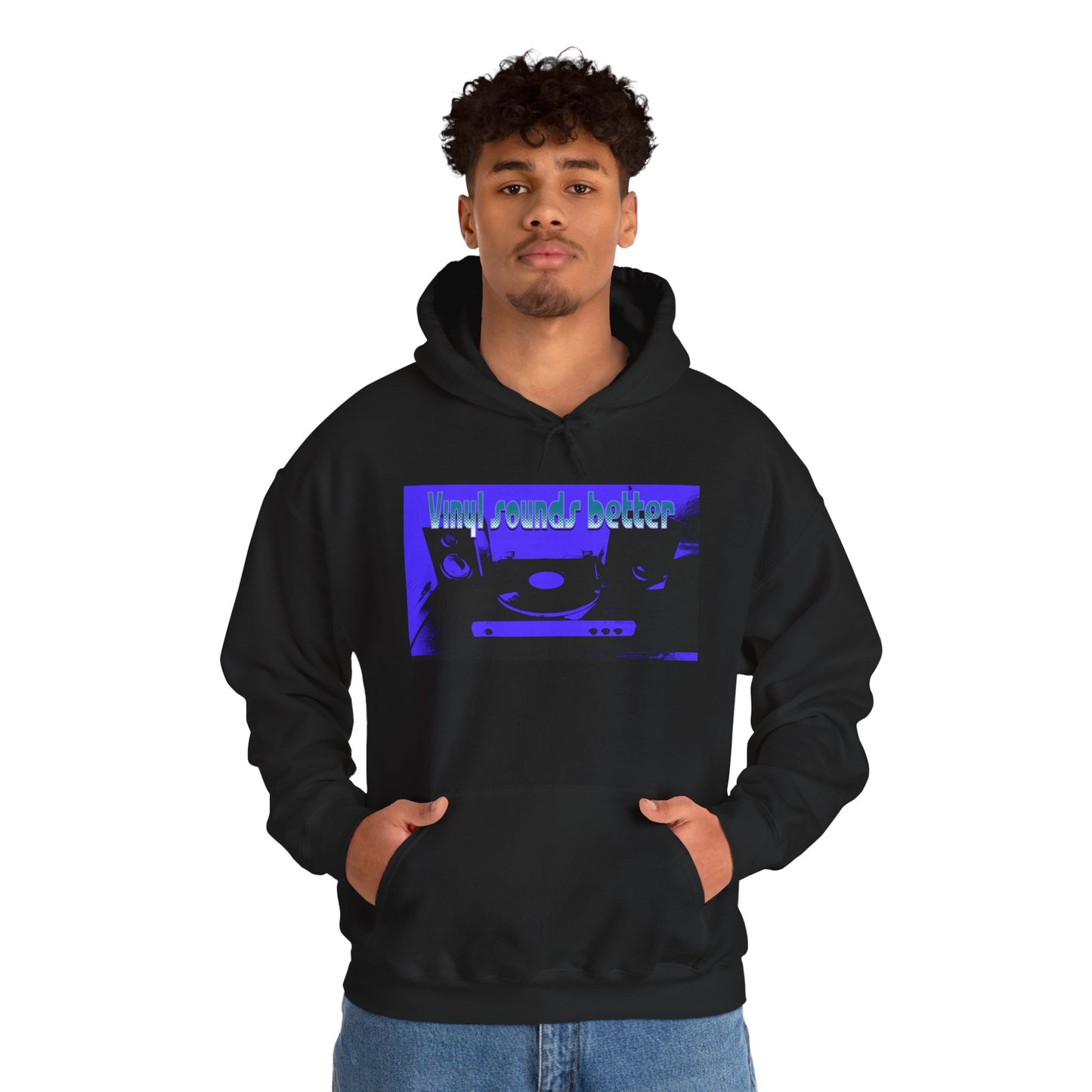 Vinyl Sounds Better Hoodie, Perfect for Music Lovers, Gift for DJs, Casual Wear, Comfortable Sweatshirt, Trendy Music Apparel
