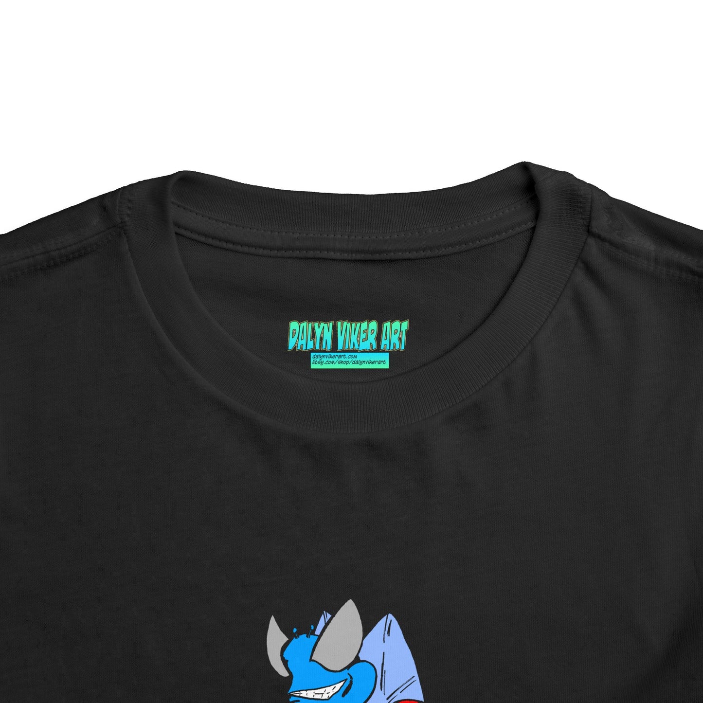 Astro-Fly Toddler Tee — Brave Blue Superhero Bug Graphic