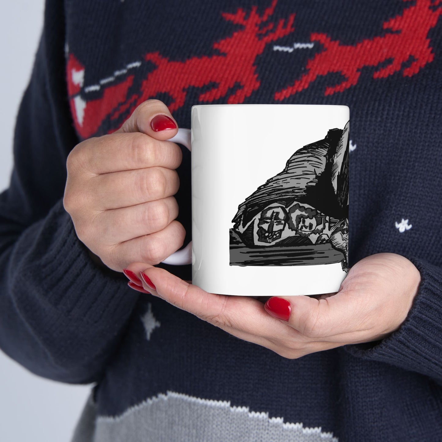 Punk and Done Ceramic Mug - 11oz