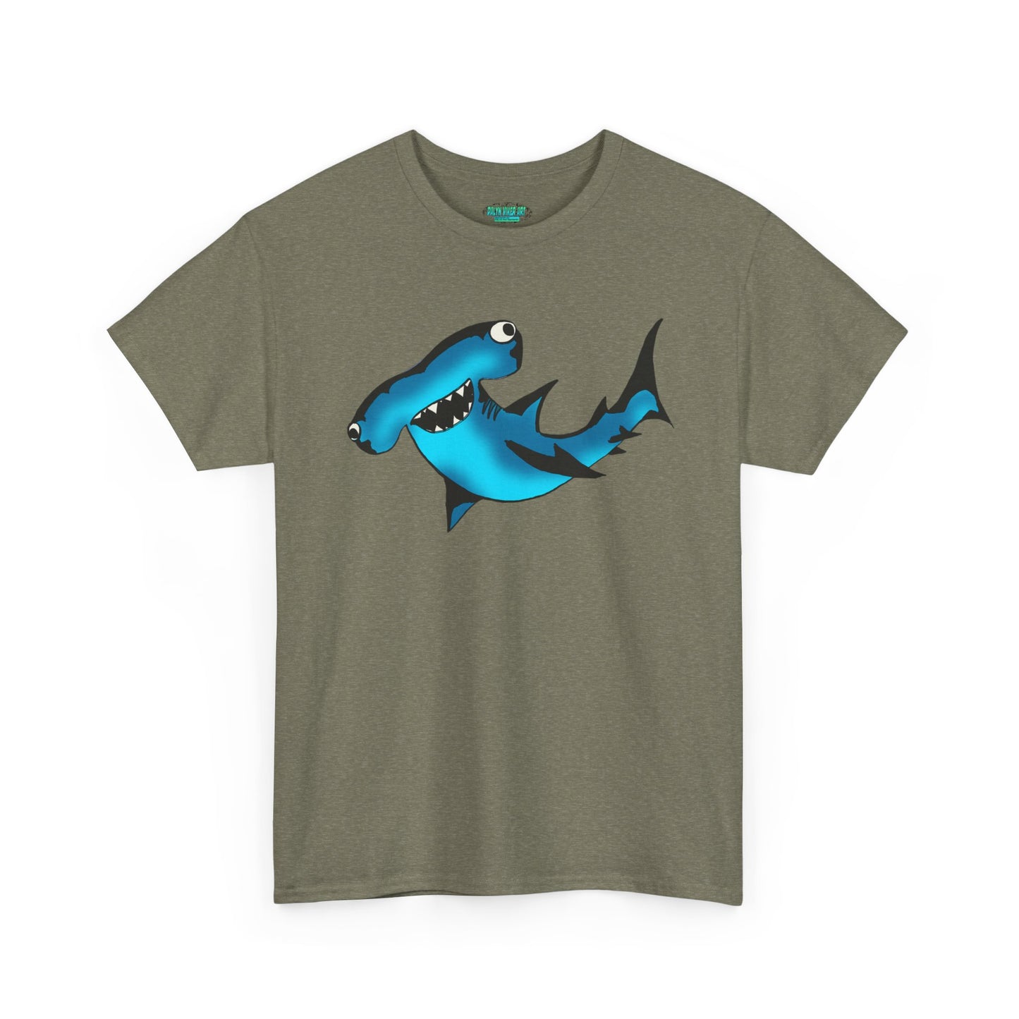 Funny Shark Unisex Heavy Cotton Tee - Perfect Summer Casual Wear