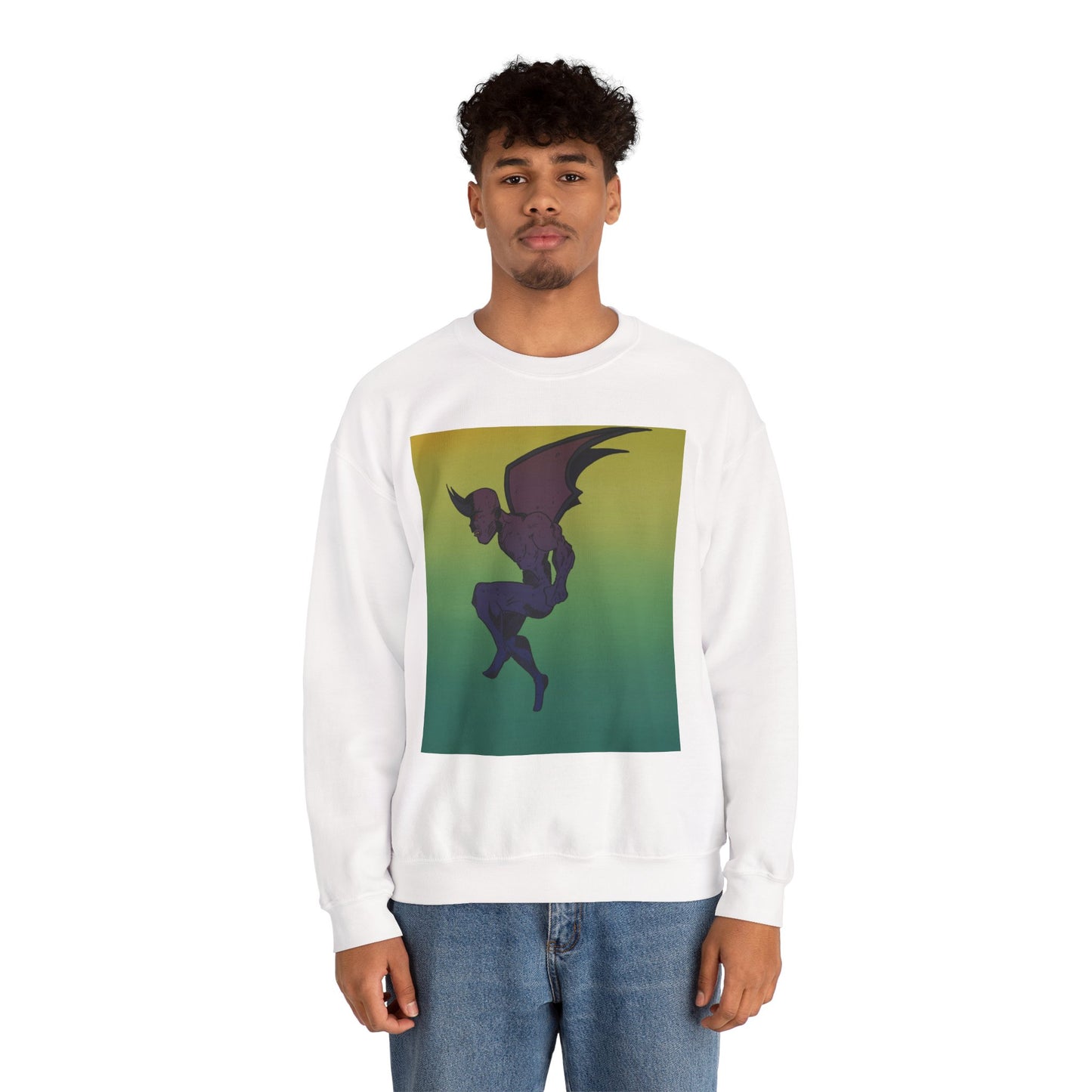 Gradient Demon Unisex Heavy Blend™ Crewneck Sweatshirt