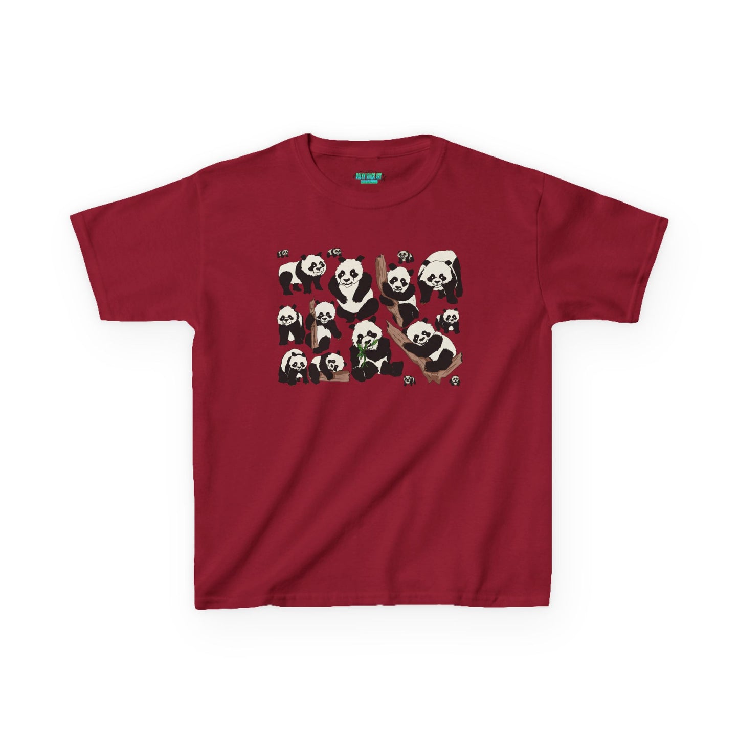 Panda Paradise Kids Tee, Cute Animal T-Shirt, Children's Gift, Birthday Present, Summer Wear, Eco-Friendly Fashion