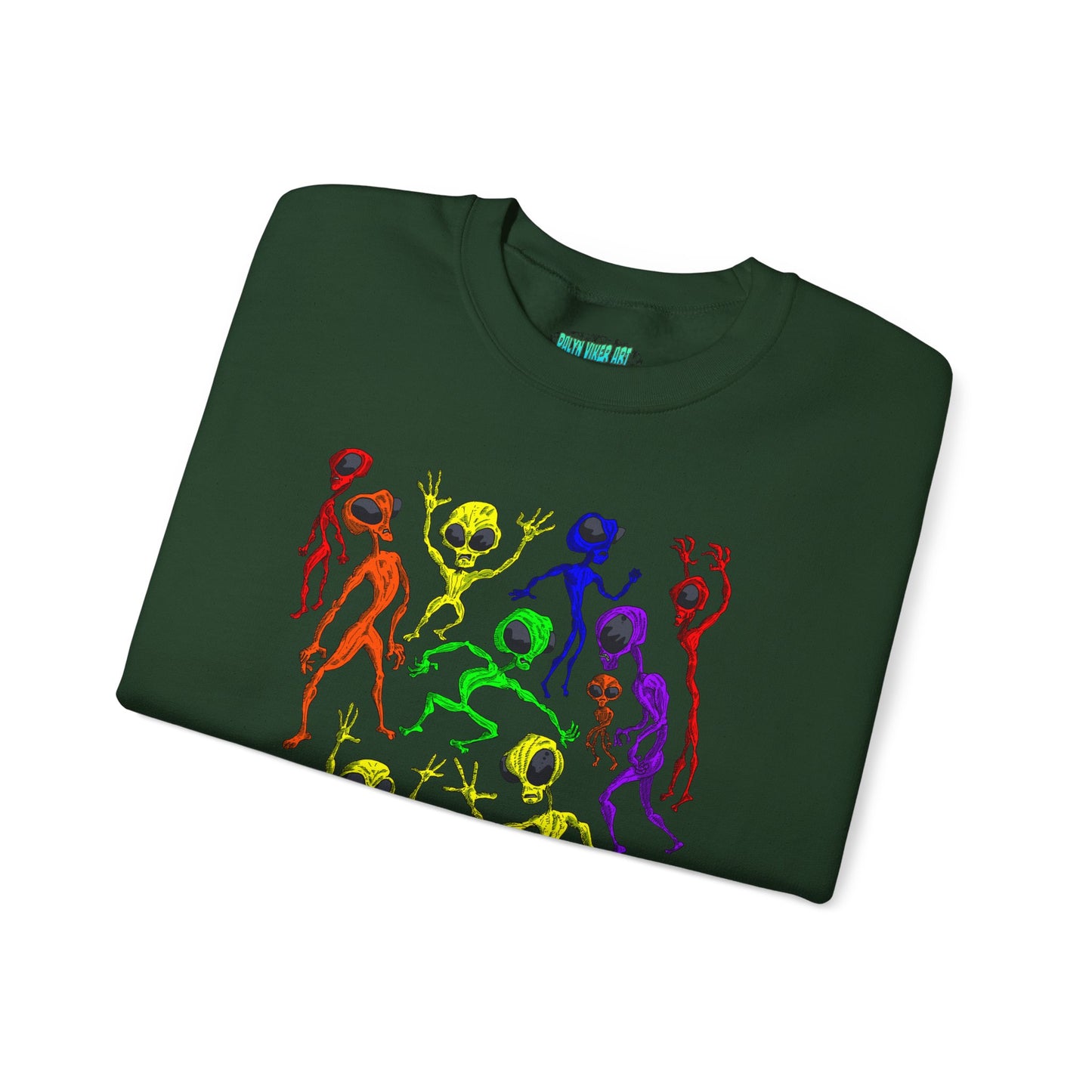 Alien Dance Party Crewneck Sweatshirt