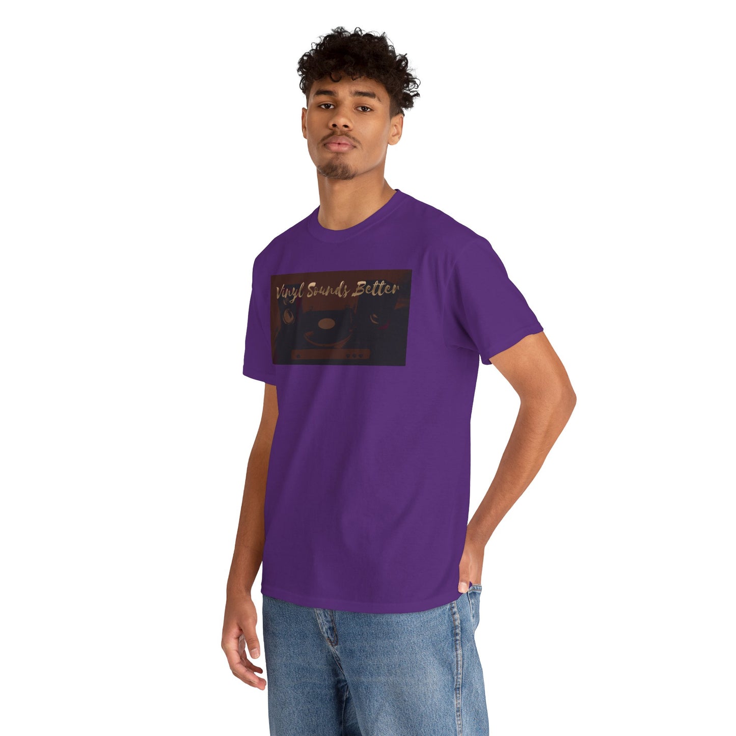 Vinyl Sounds Better T-Shirt — Retro Record Player Tee for Music Lovers