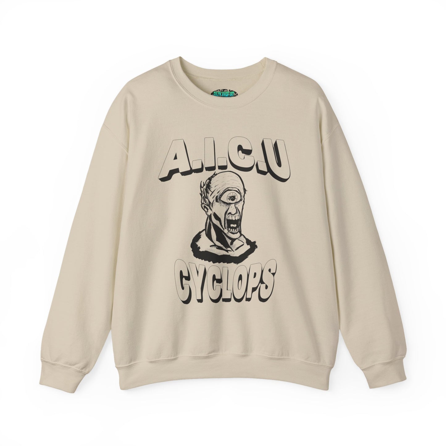 Vintage AICU Cyclops Crewneck Sweatshirt for Unique Style