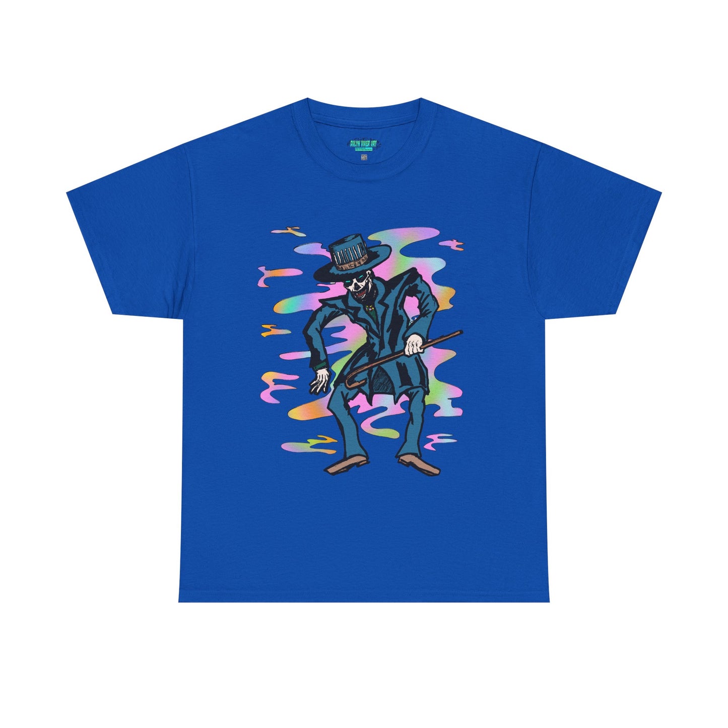 Voodoo Maniac Colorful Cartoon Magician Unisex Heavy Cotton Tee