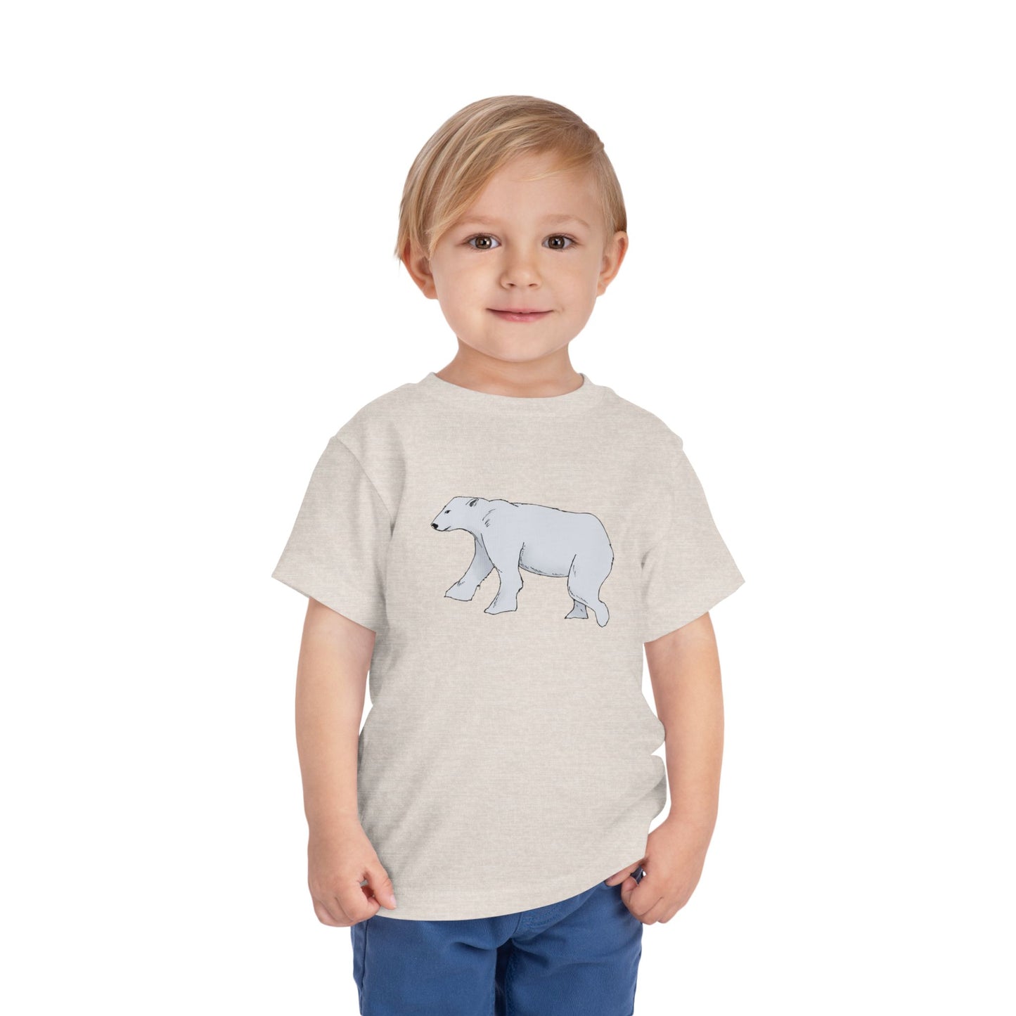 Polar Bear Toddler Tee — Cute Arctic Animal Shirt for Kids