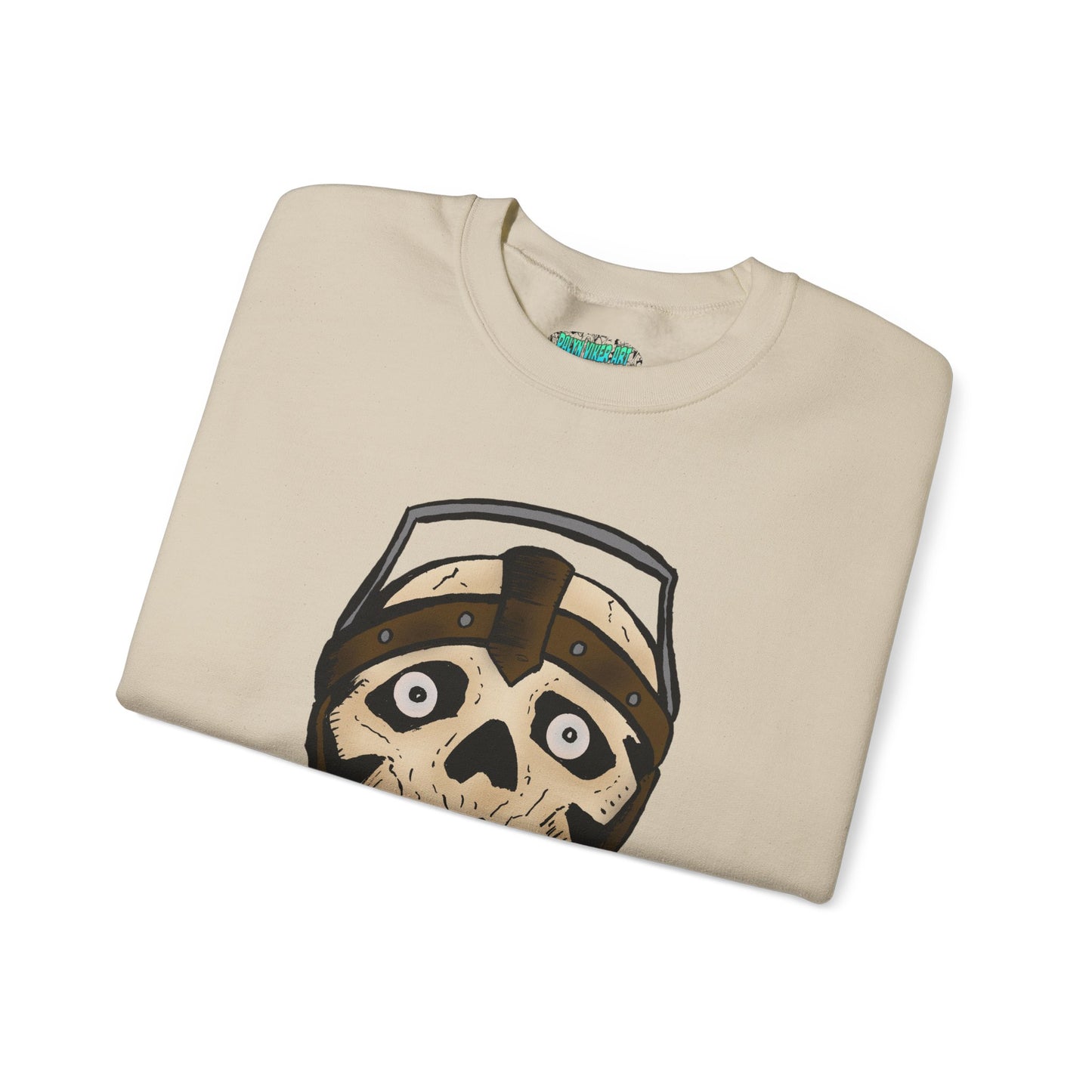 Screaming Skull Graphic Crewneck Sweatshirt - Unisex Heavy Blend™