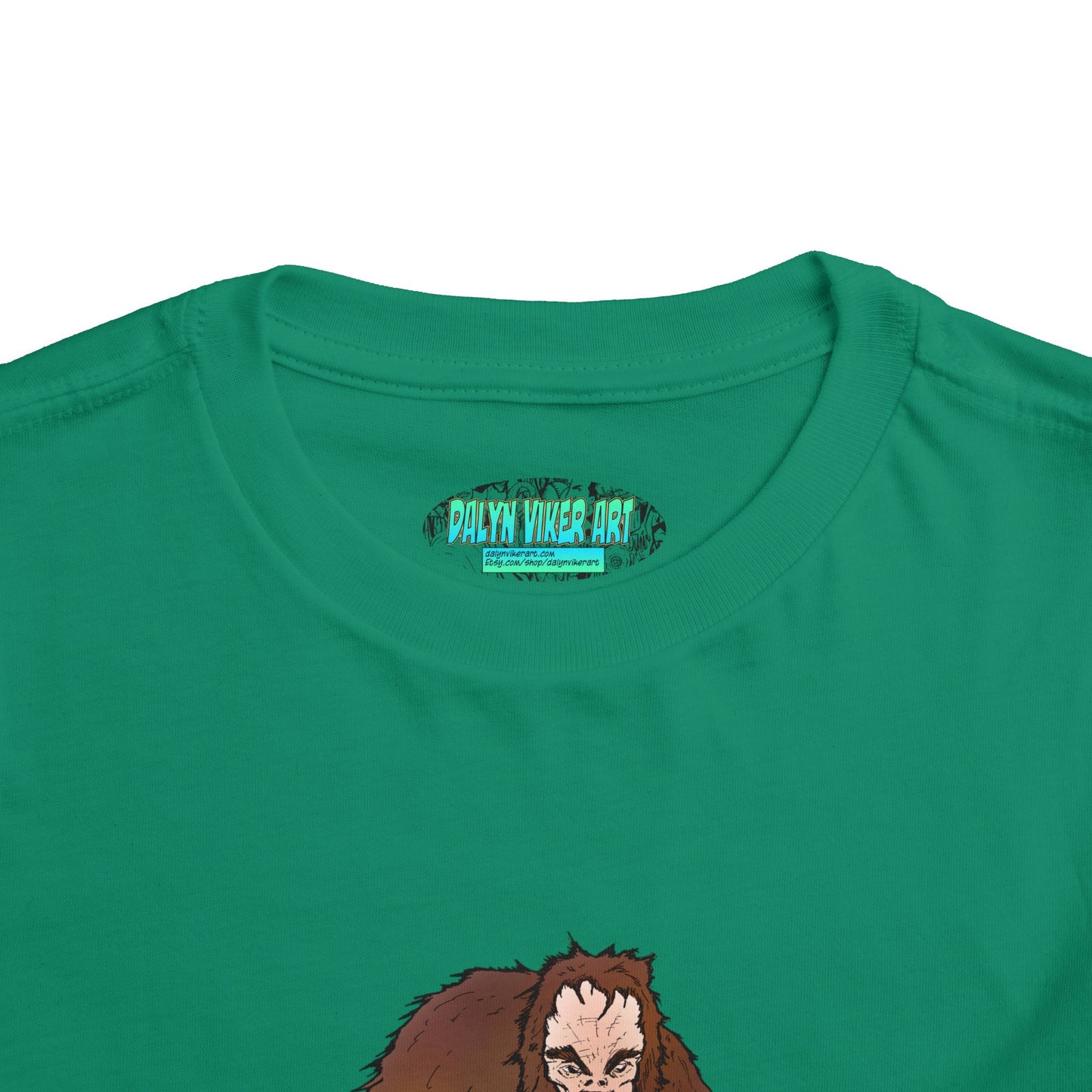 Toddler Tee — Cute Cartoon Kid-Friendly Bigfoot Graphic Shirt