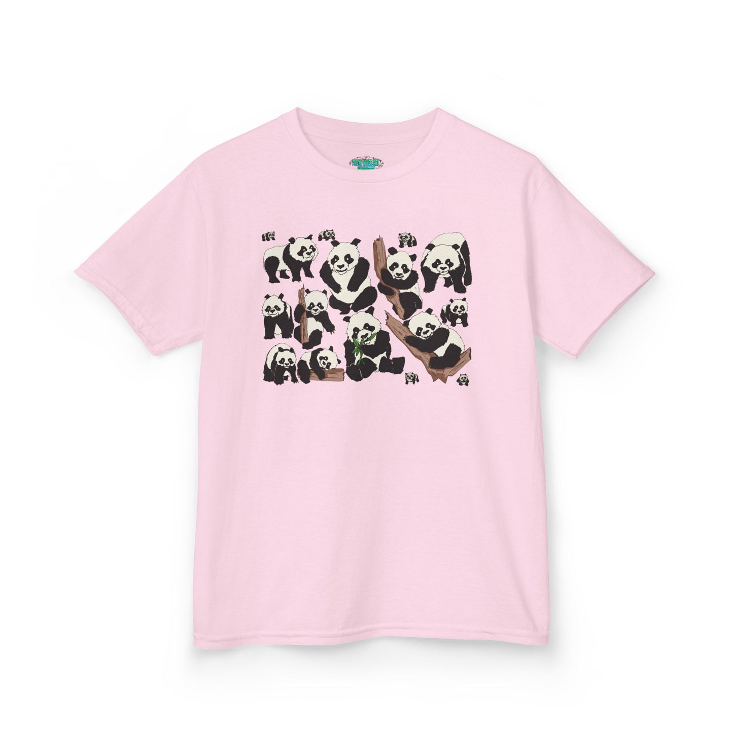 Panda Paradise Kids Tee, Cute Animal T-Shirt, Children's Gift, Birthday Present, Summer Wear, Eco-Friendly Fashion