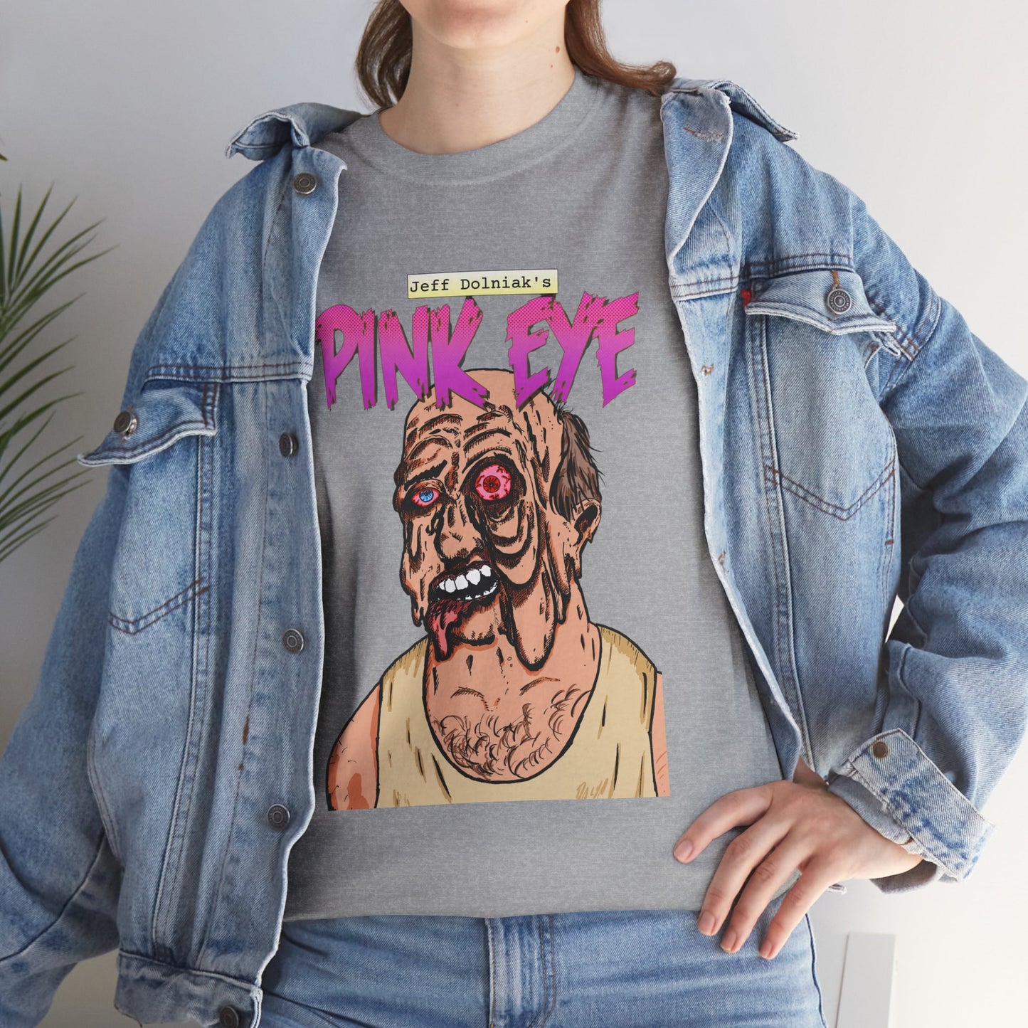 Pink Eye - Body Horror Illustration T-Shirt