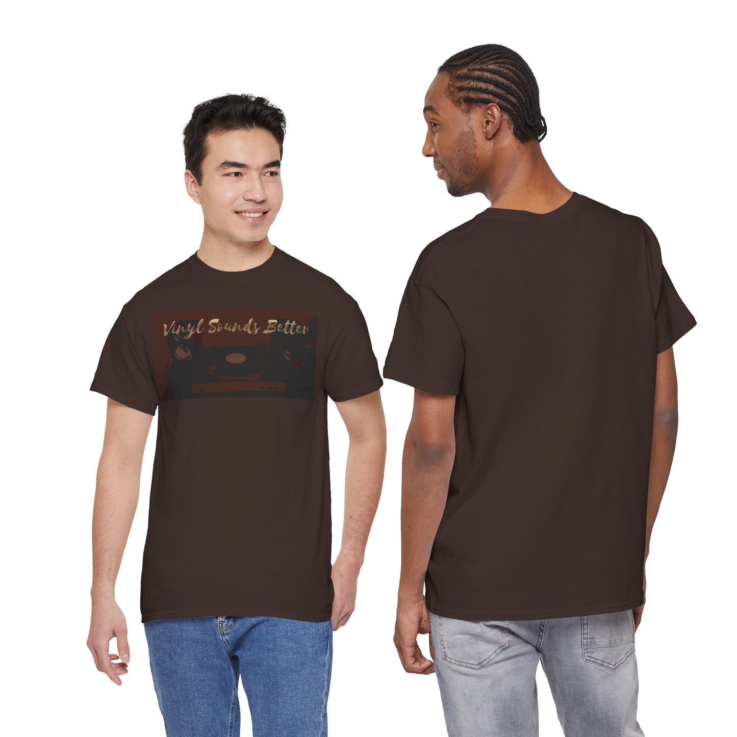 Vinyl Sounds Better T-Shirt — Retro Record Player Tee for Music Lovers