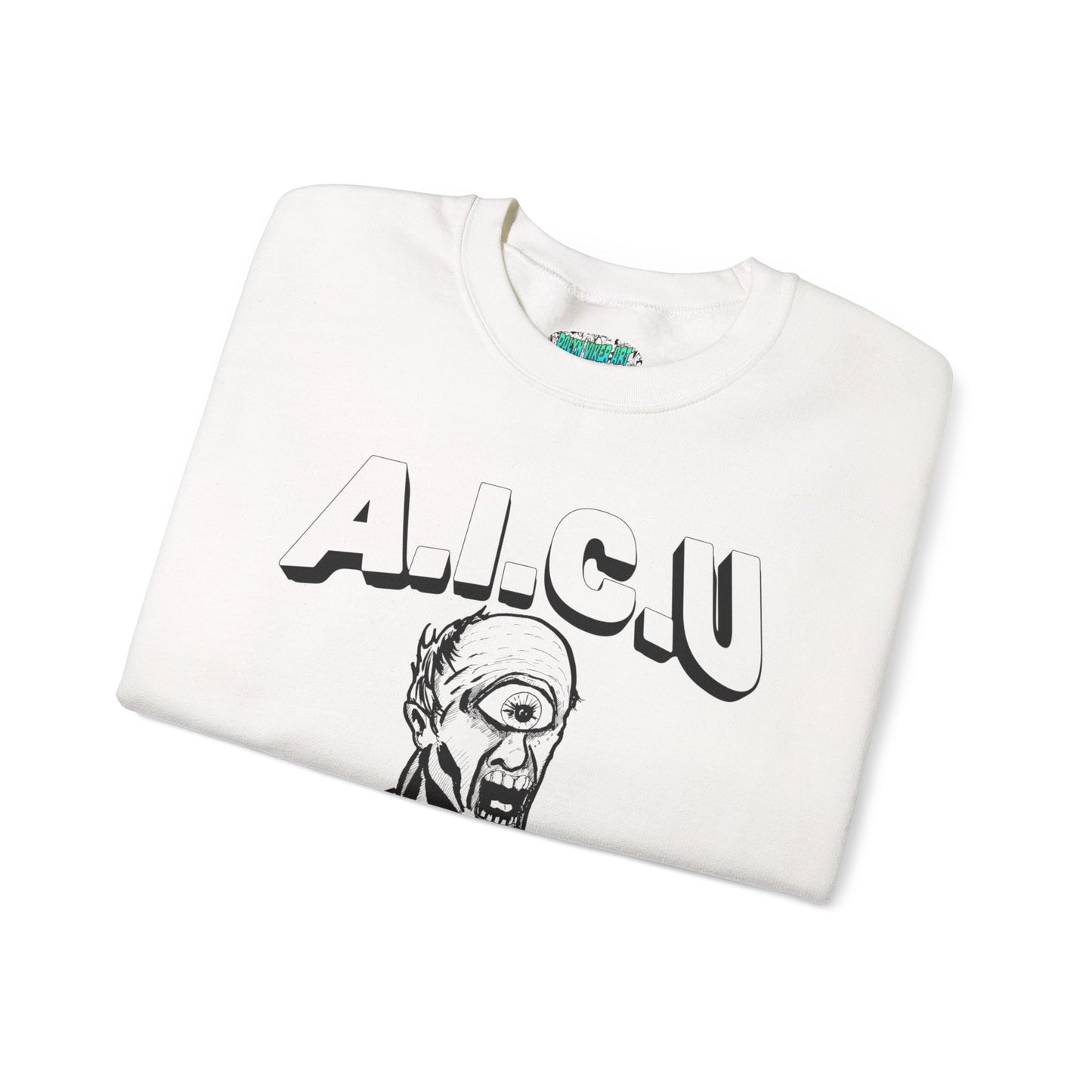 Vintage AICU Cyclops Crewneck Sweatshirt for Unique Style