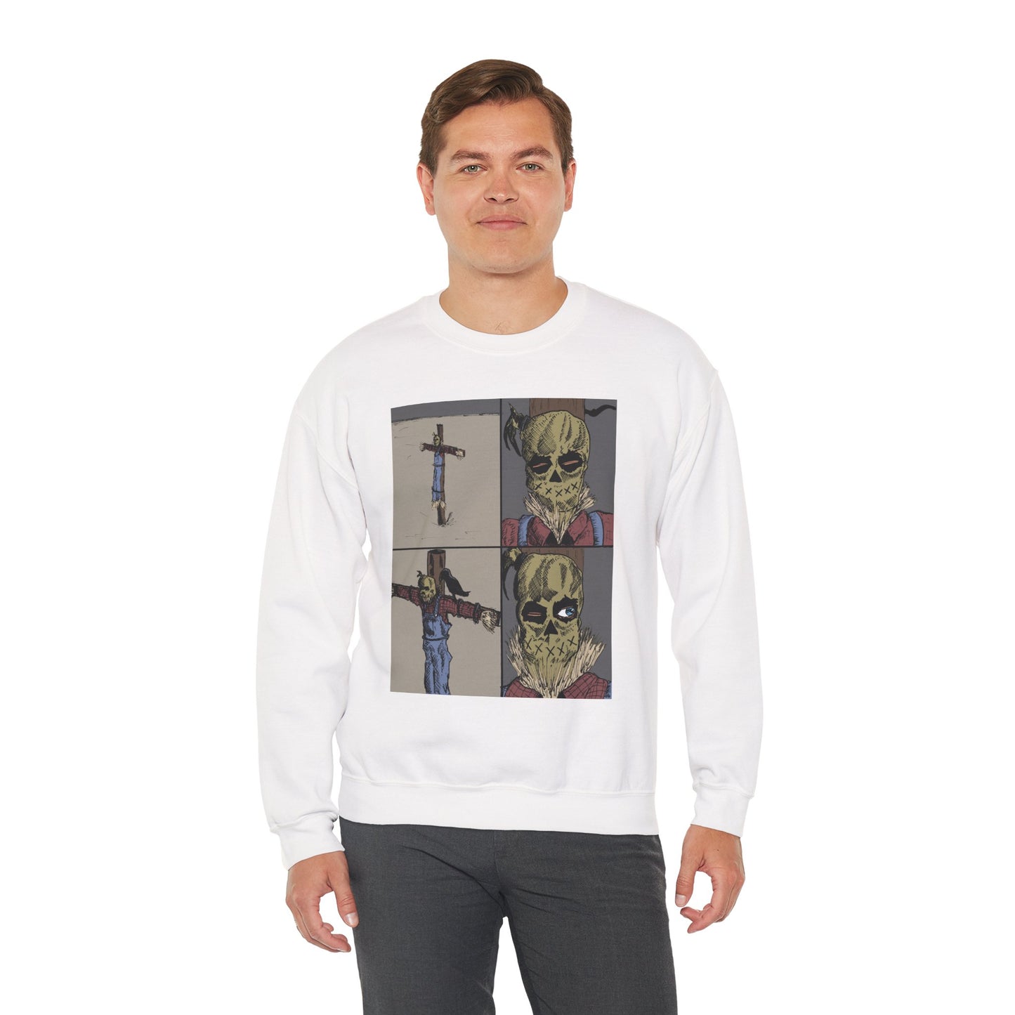Scarecrow Graphic Crewneck Sweatshirt