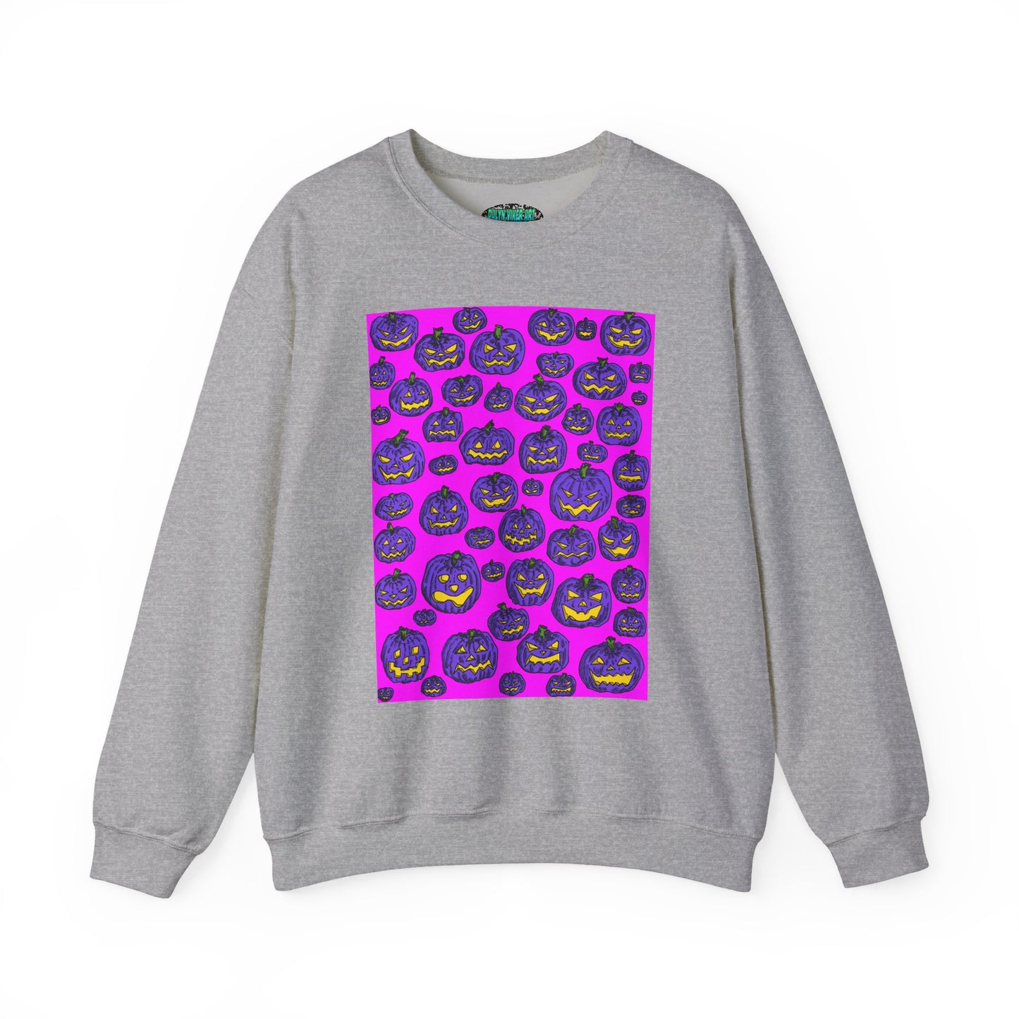 Halloween Pumpkin Crewneck Sweatshirt