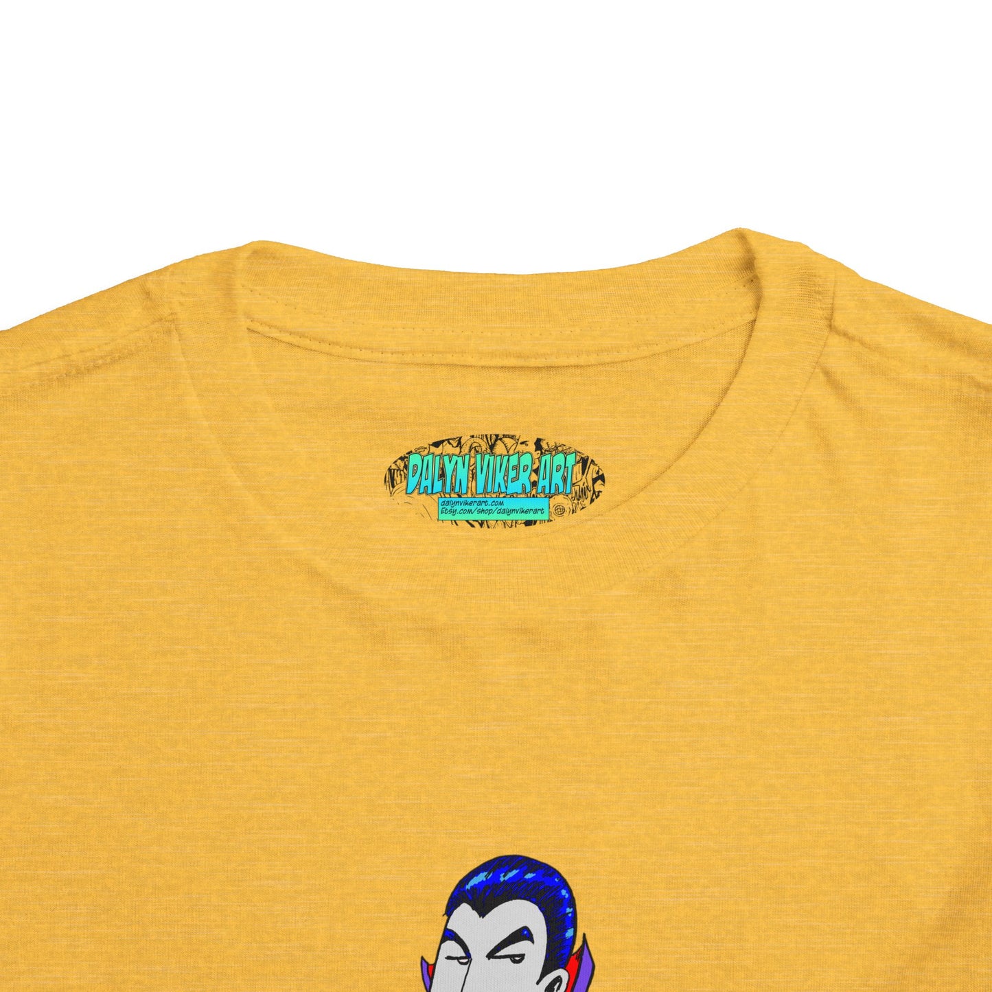 Toddler Tee — Cute Cartoon Vampire Graphic Shirt for Kids