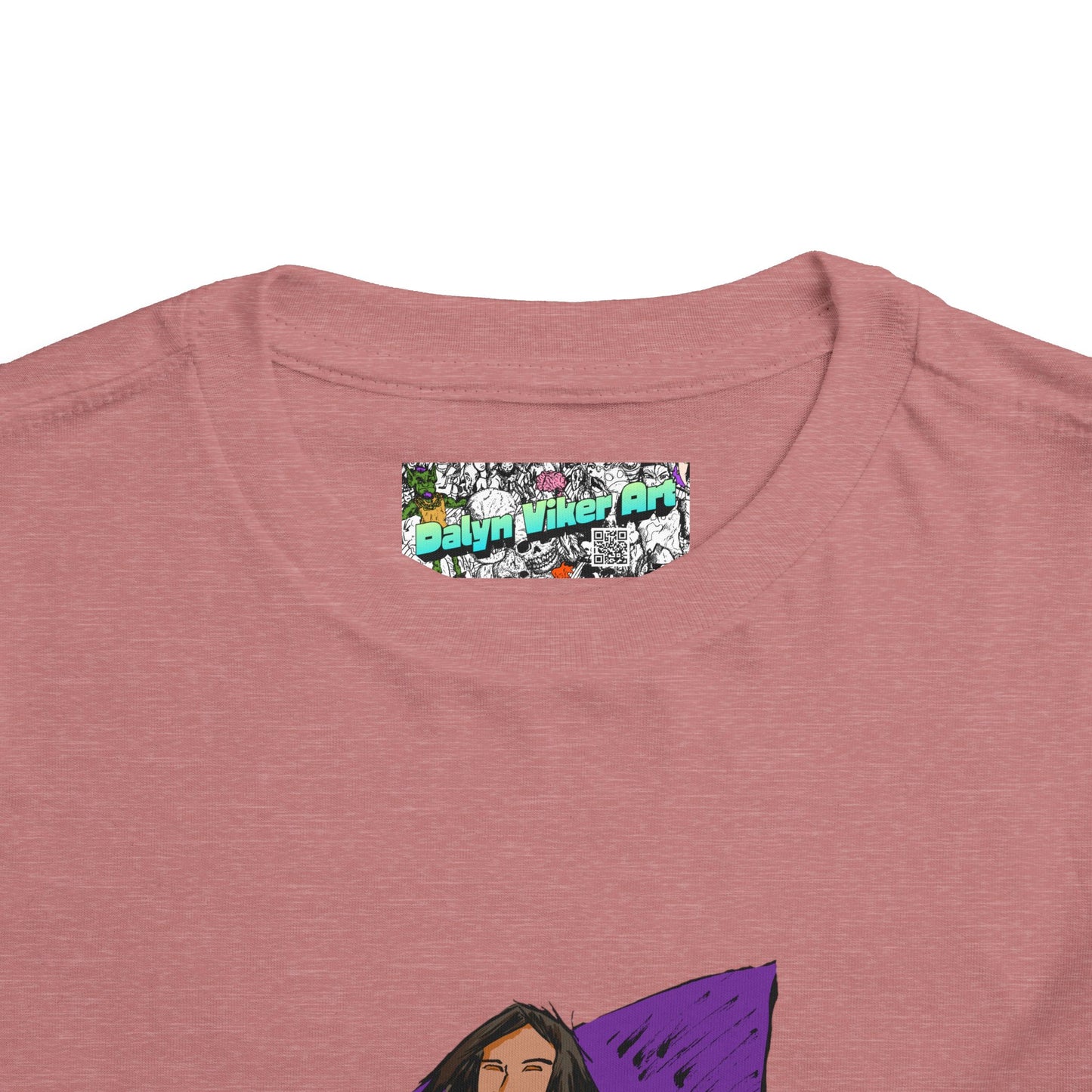 Toddler Tee — Rock Star Guitarist Graphic Kids Shirt
