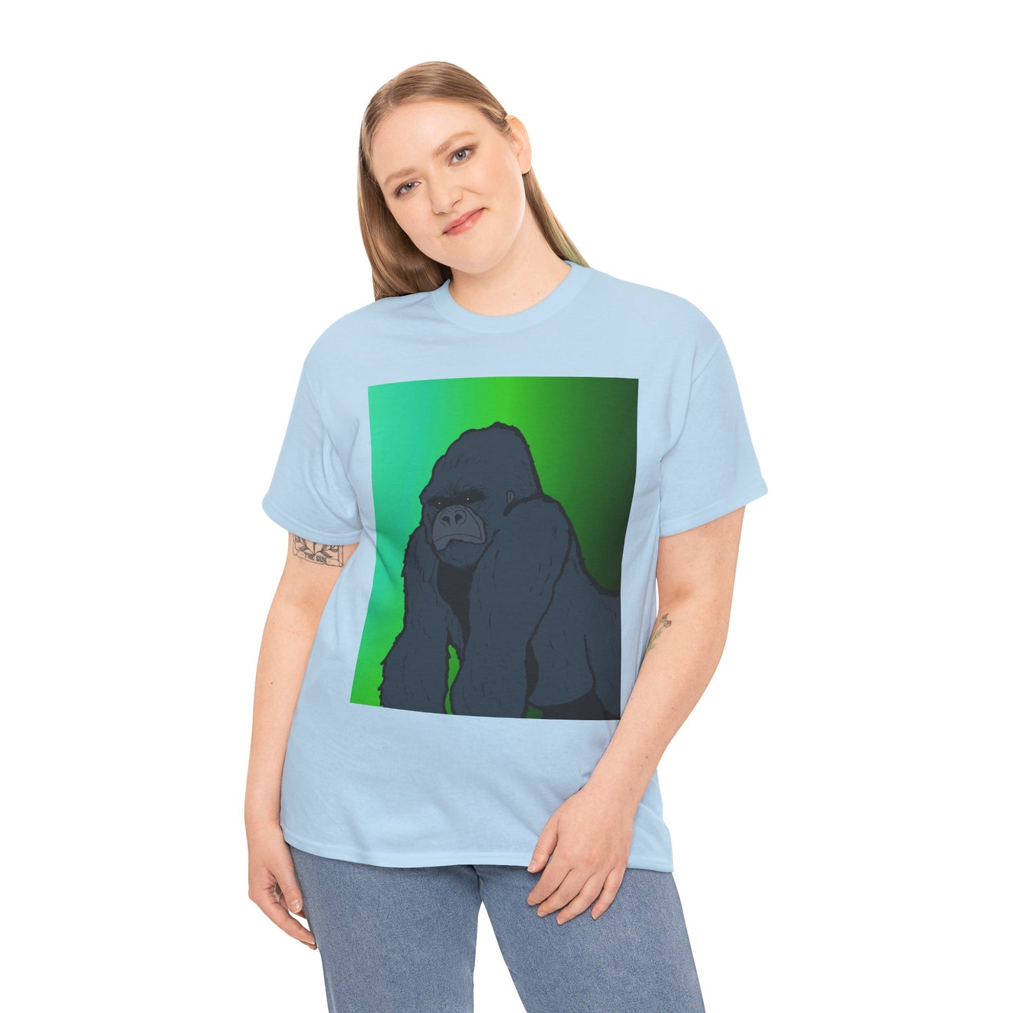 Gorilla Portrait Tee – Graphic Ape Illustration T-Shirt