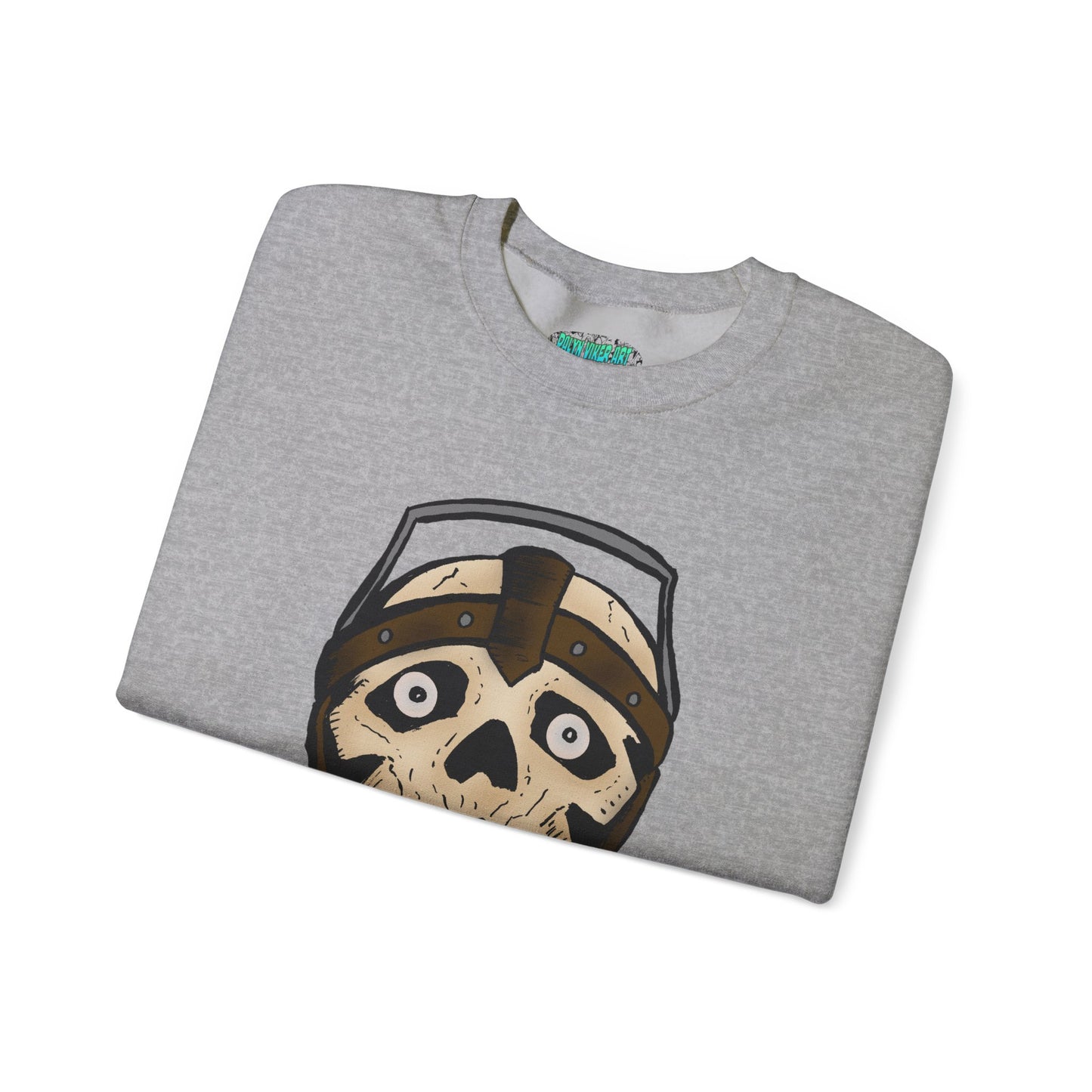 Screaming Skull Graphic Crewneck Sweatshirt - Unisex Heavy Blend™