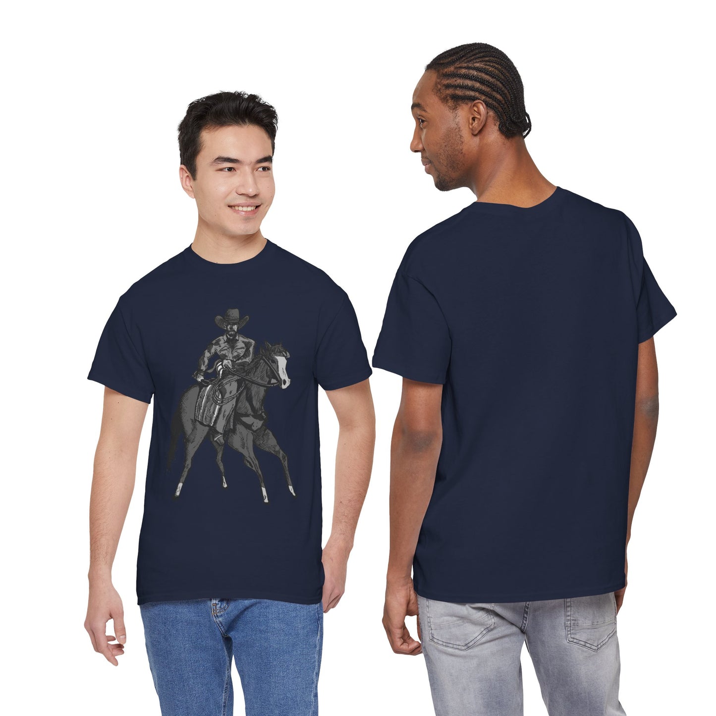 Cowboy on Horseback T‑Shirt — Vintage Western Rodeo Tee