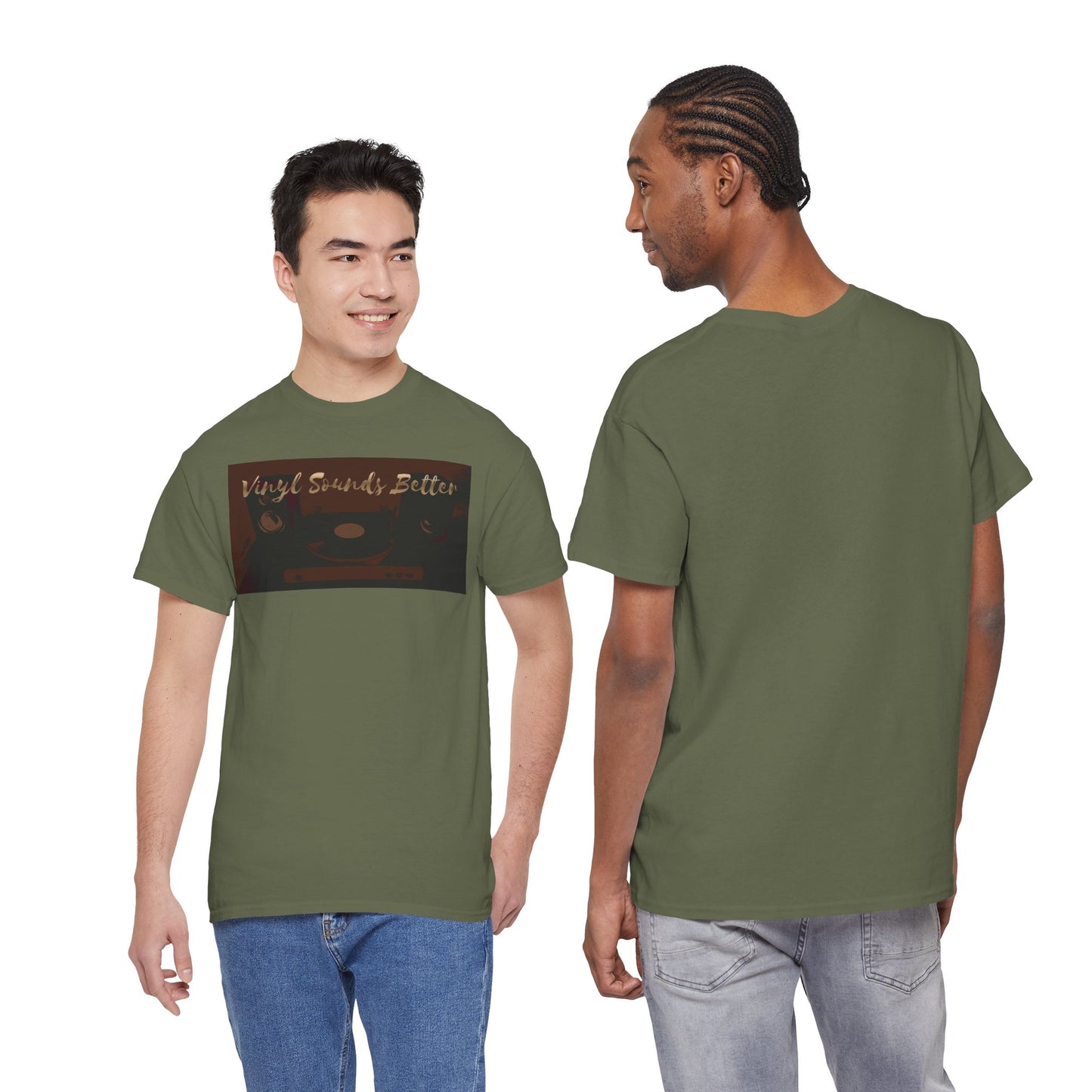 Vinyl Sounds Better T-Shirt — Retro Record Player Tee for Music Lovers