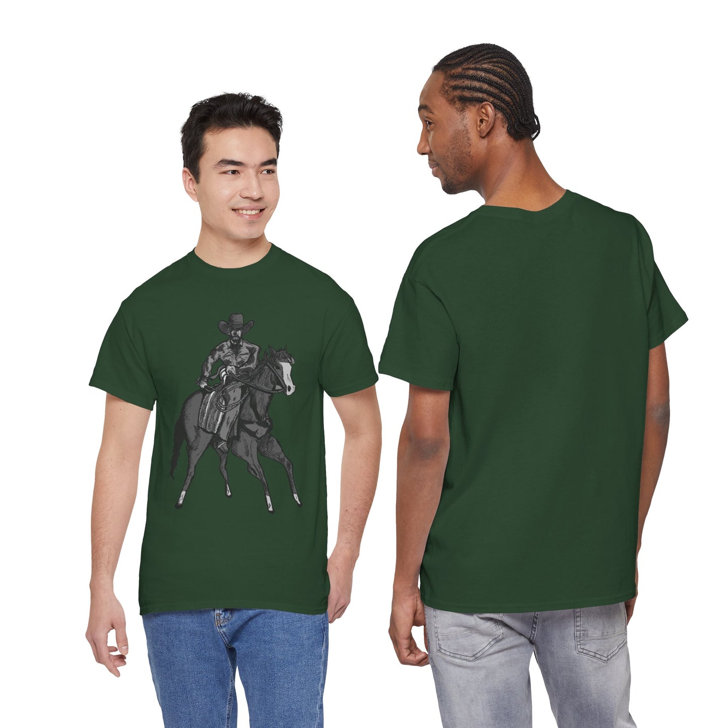 Cowboy on Horseback T‑Shirt — Vintage Western Rodeo Tee