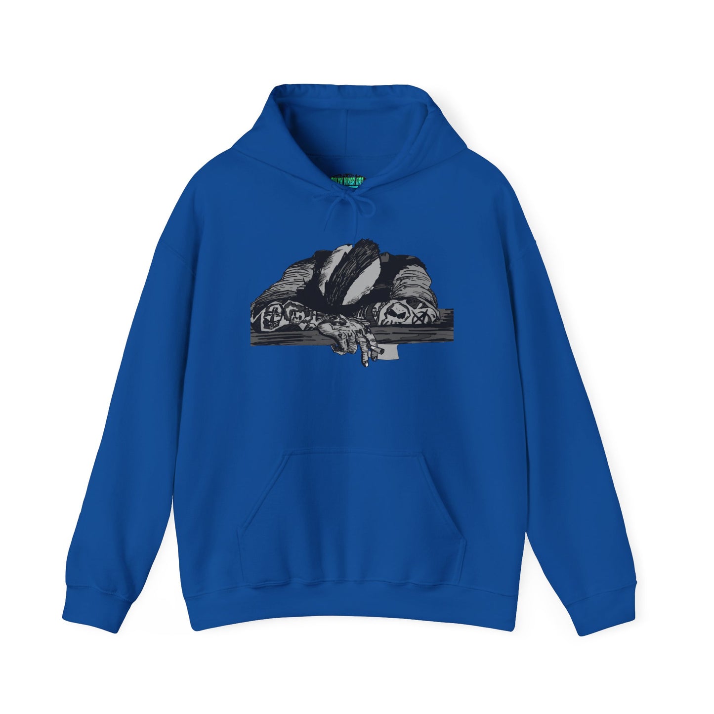 Punk and Done Unisex Hoodie with Artistic Design, Cozy Streetwear, Graphic Sweatshirt for Casual Vibes, Perfect Gift for Any Occasion
