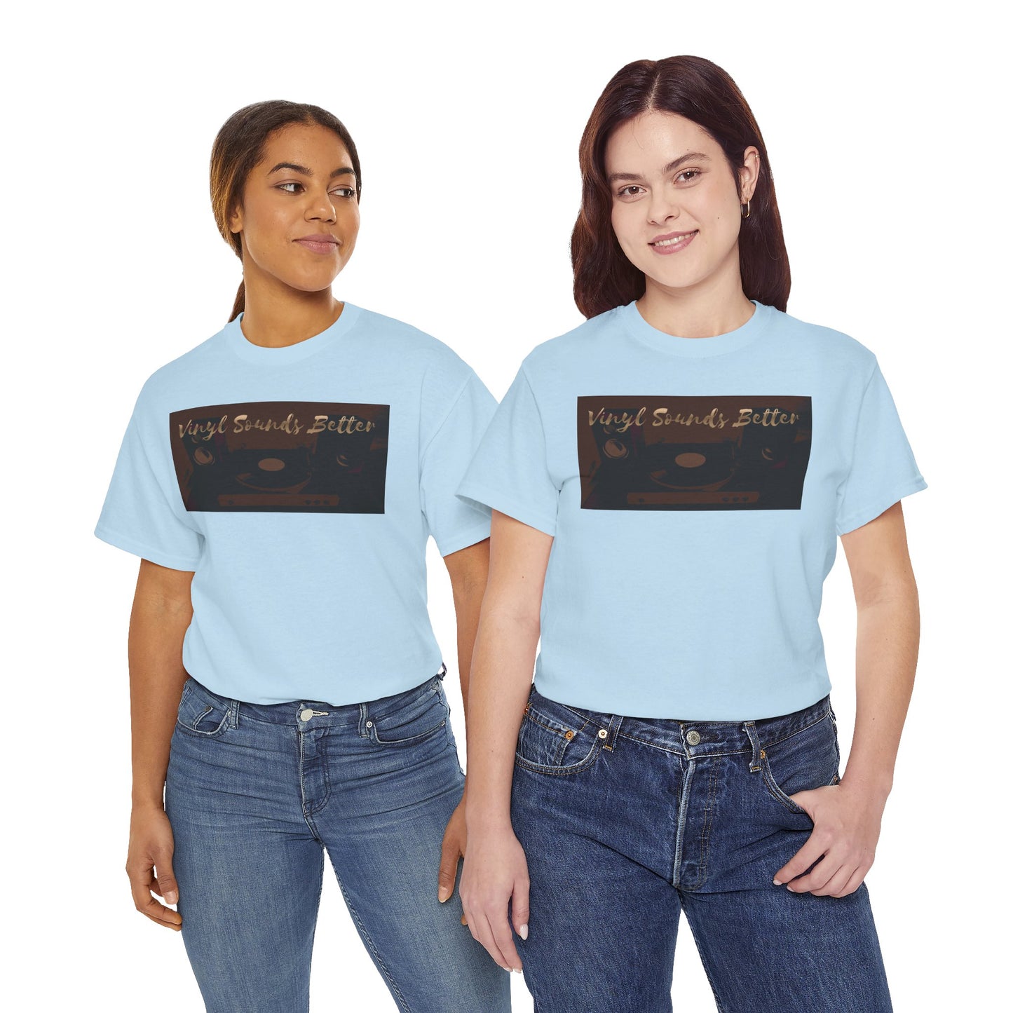 Vinyl Sounds Better T-Shirt — Retro Record Player Tee for Music Lovers