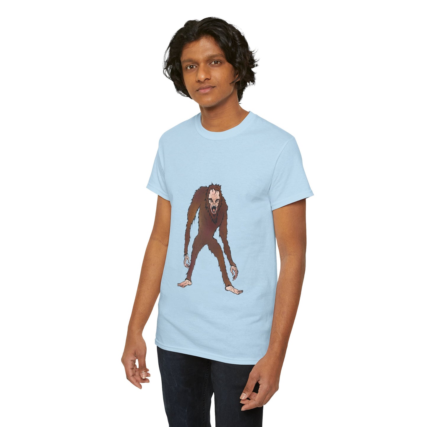 Bigfoot Sketch T‑Shirt — Retro Sasquatch Graphic Tee