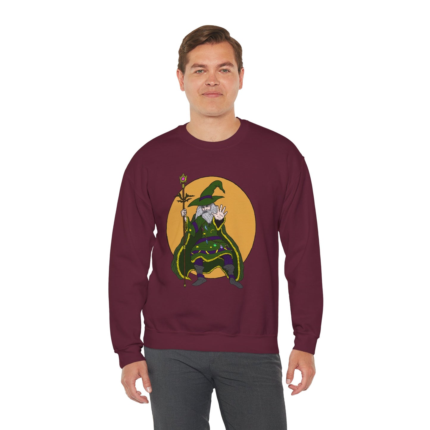 Wizard-Themed Unisex Crewneck Sweatshirt