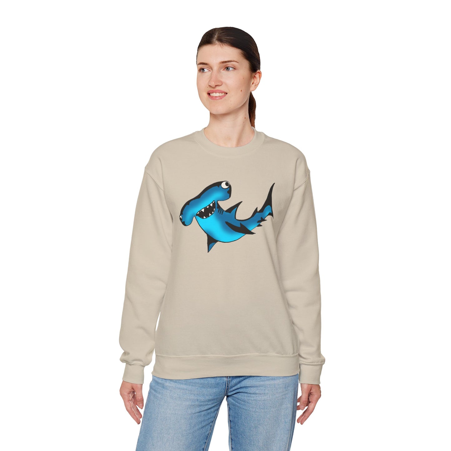 Harley Hammerhead Cute Shark Graphic Unisex Sweatshirt