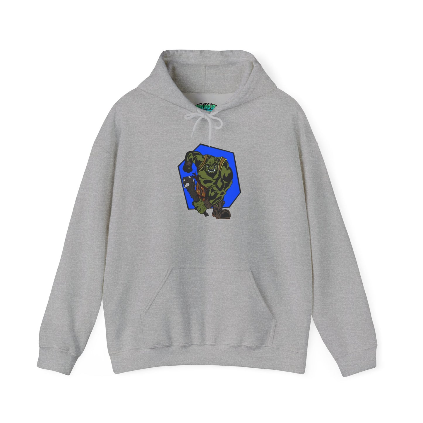 Heroic Monster Hooded Sweatshirt, Cozy Casual, Gift for Gamer, Geek Wear, Unisex Hoodie, Birthday Present, Halloween Style