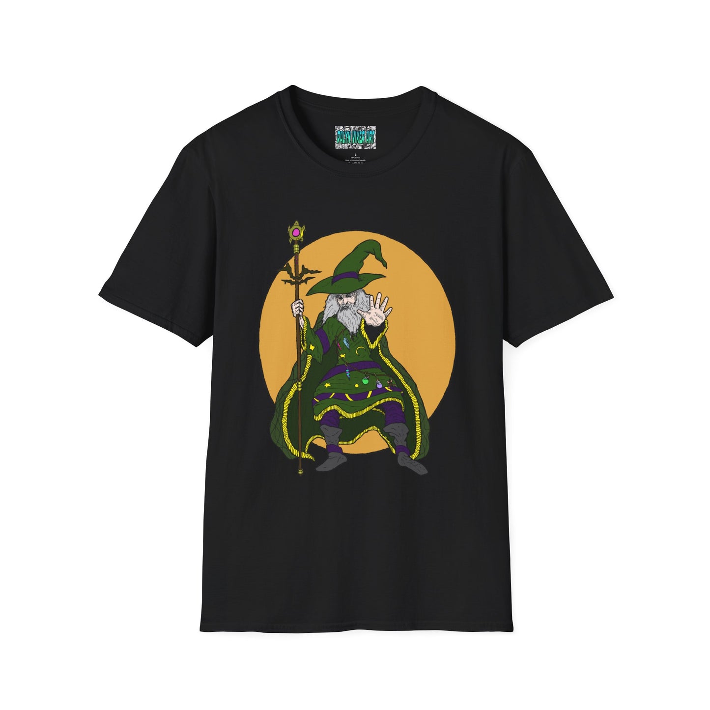 Wizard Staff Unisex T-Shirt - Magical Sorcerer Fantasy Tee