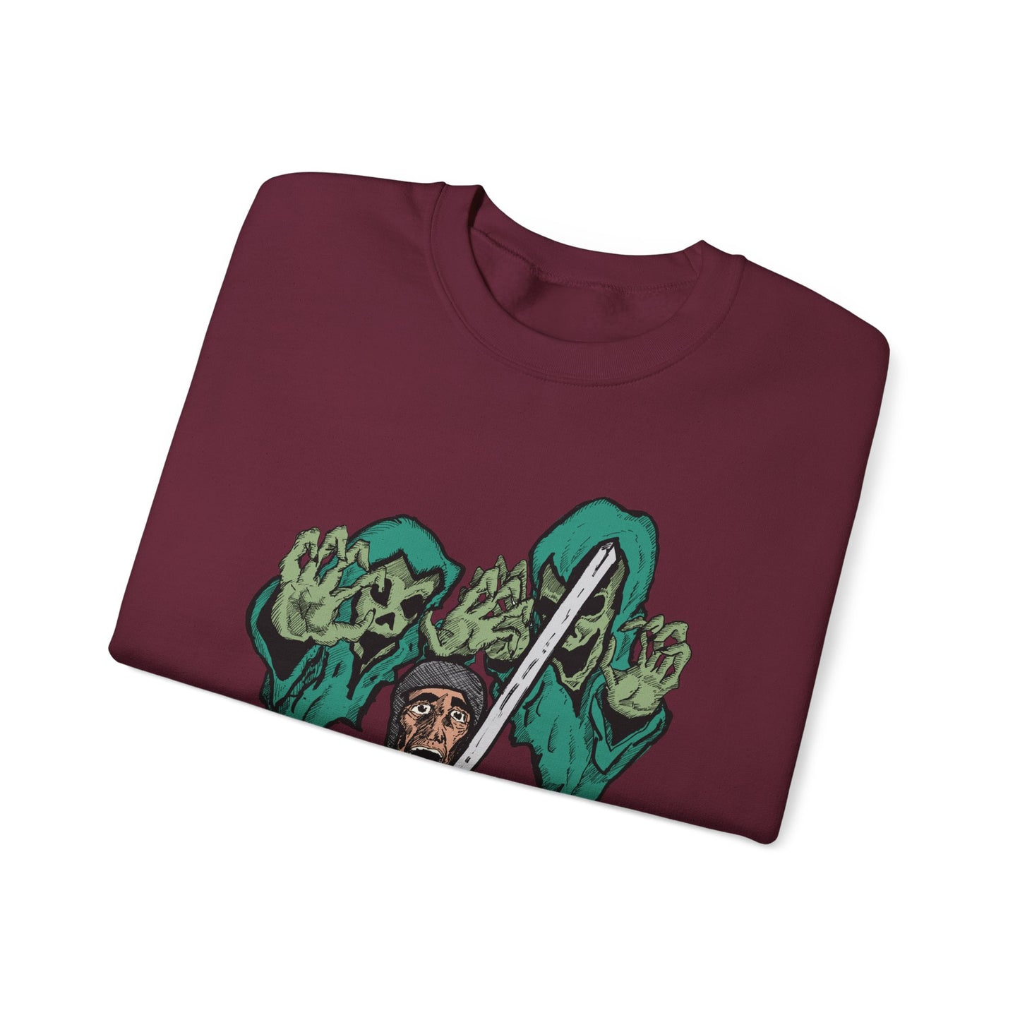 Knight Fright Inspired Unisex Crewneck Sweatshirt with Graphic Print