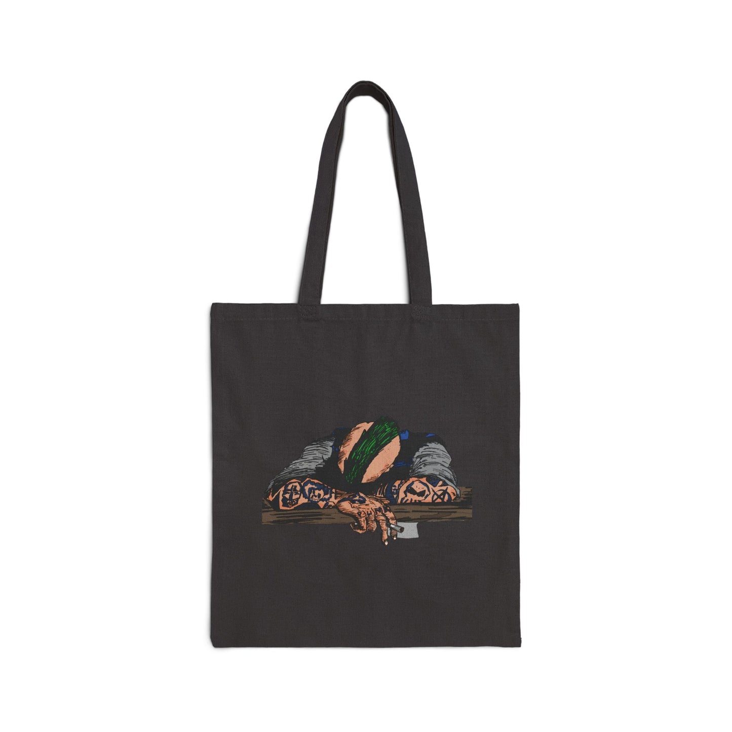 Punk and Done - Canvas Tote Bag — Original Illustration Eco Shopper