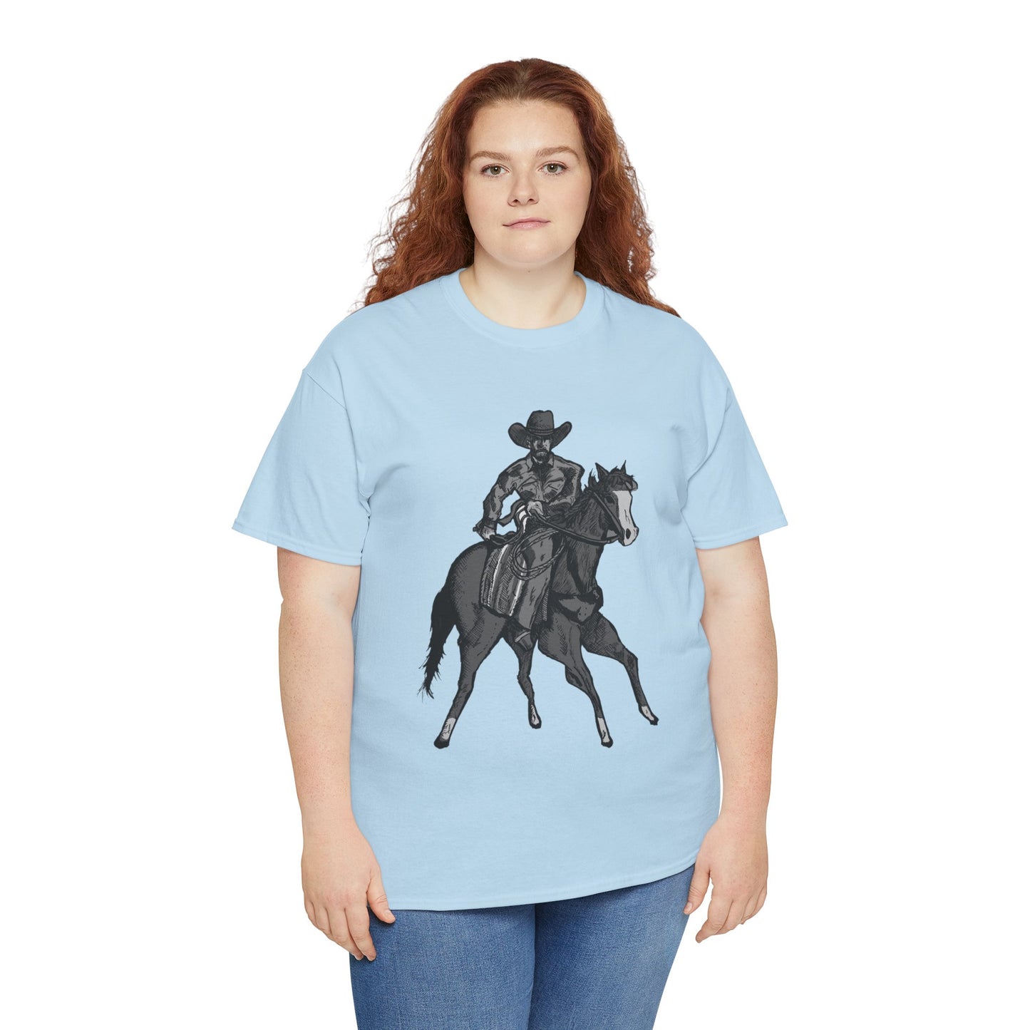 Cowboy on Horseback T‑Shirt — Vintage Western Rodeo Tee