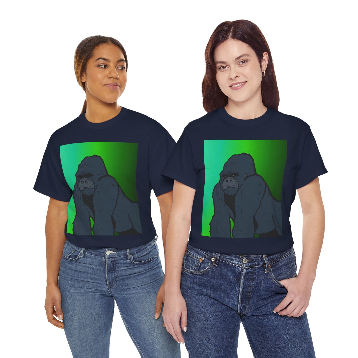 Gorilla Portrait Tee – Graphic Ape Illustration T-Shirt