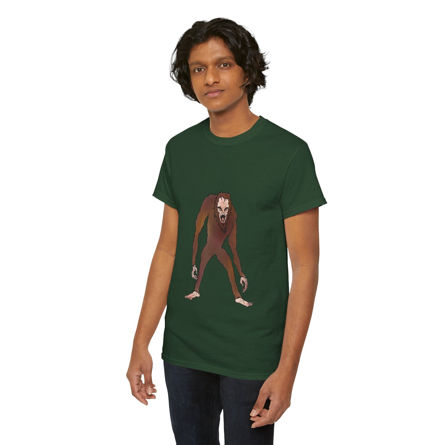 Bigfoot Sketch T‑Shirt — Retro Sasquatch Graphic Tee