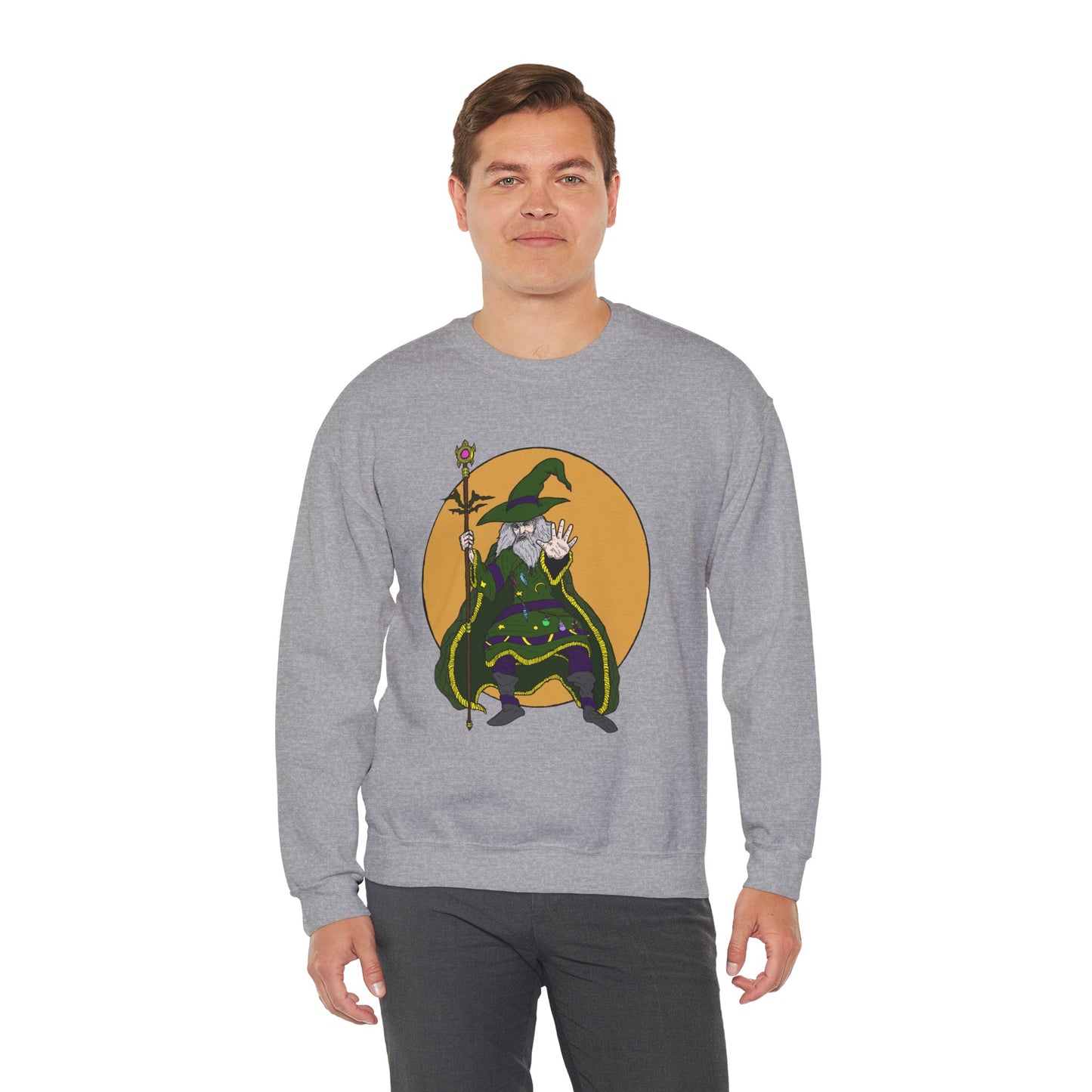 Wizard-Themed Unisex Crewneck Sweatshirt
