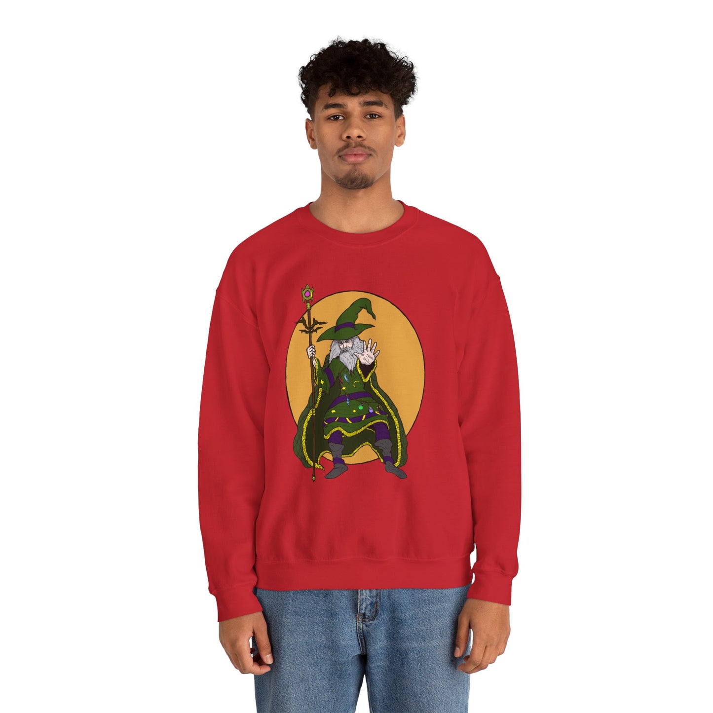 Wizard-Themed Unisex Crewneck Sweatshirt