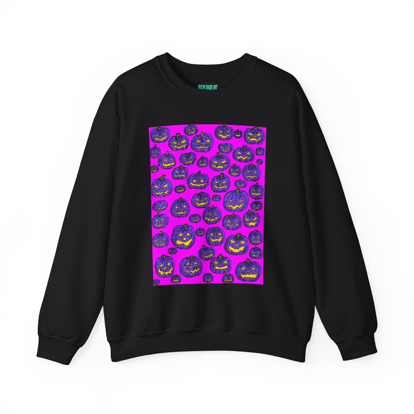 Halloween Pumpkin Crewneck Sweatshirt